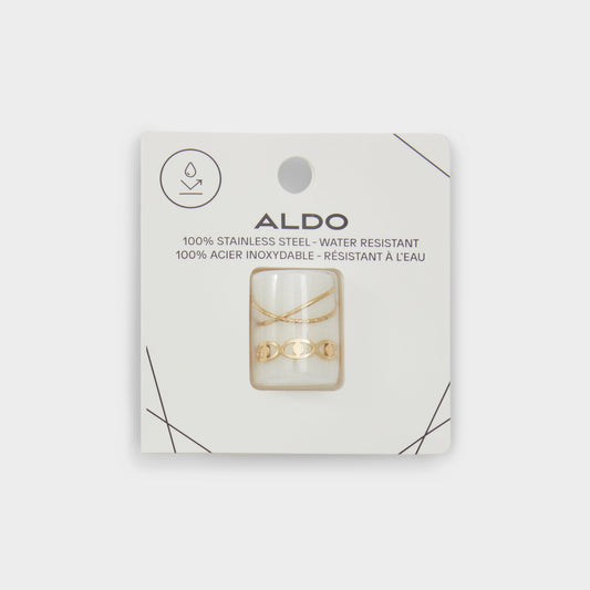 Aldo Twisted Gold Women's Stainless Steel - Toe ring Women|Accessories
