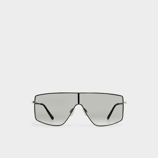 Aldo Priren Black/Gold Multi Women's Shield - Shield sunglasses Women|Accessories