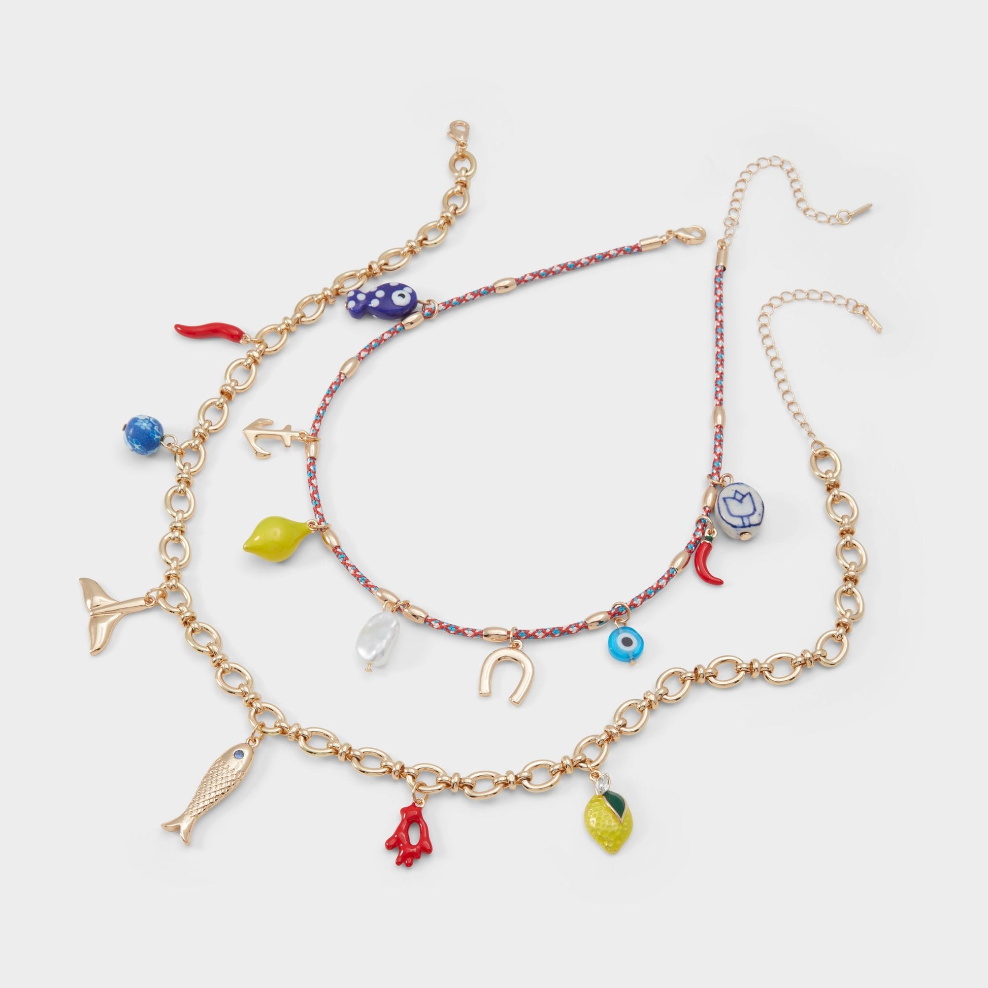 Aldo Amalfie Red Women's Necklaces - Charm necklace Women|Accessories