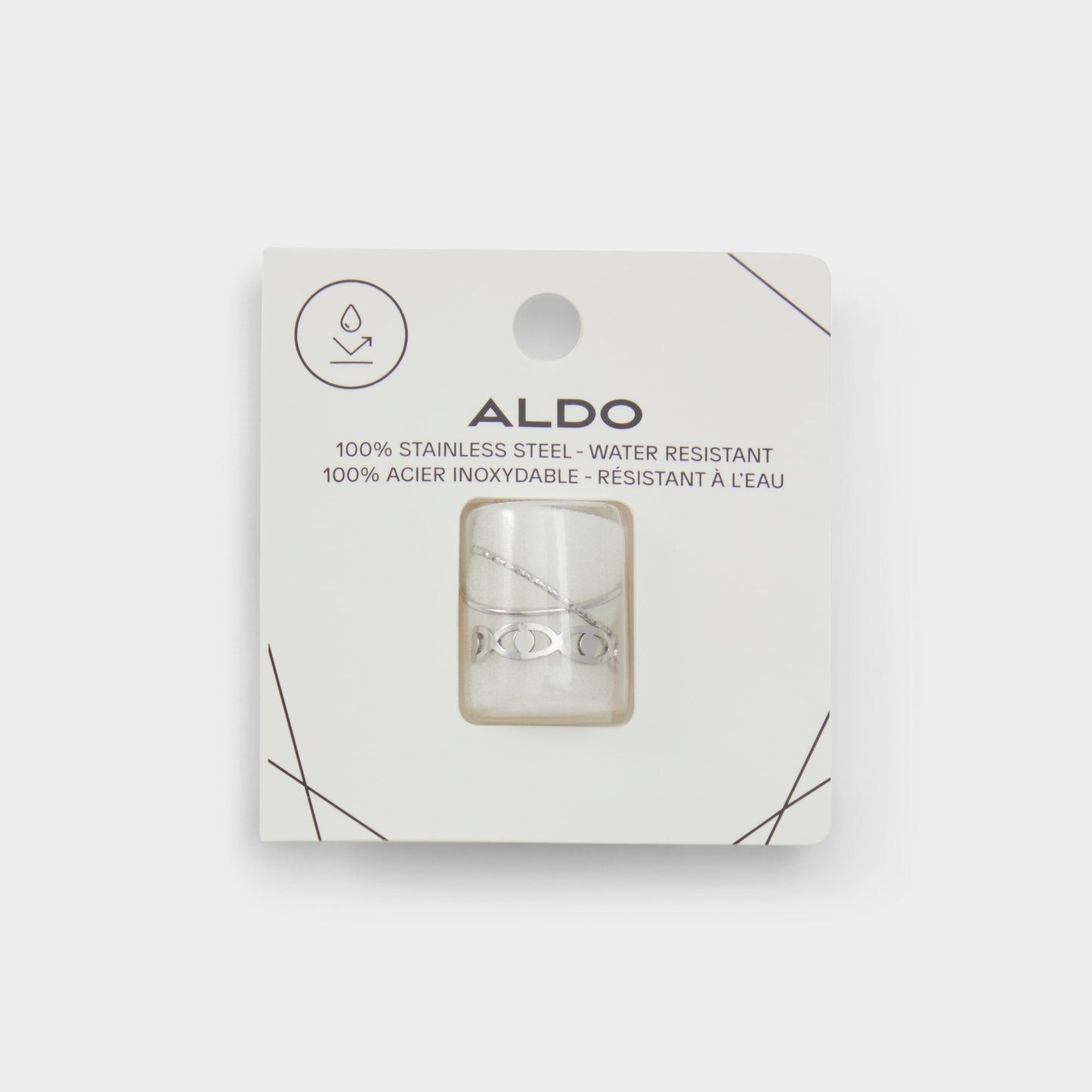 Aldo Twisted Silver Women's Rings - Toe ring Women|Accessories