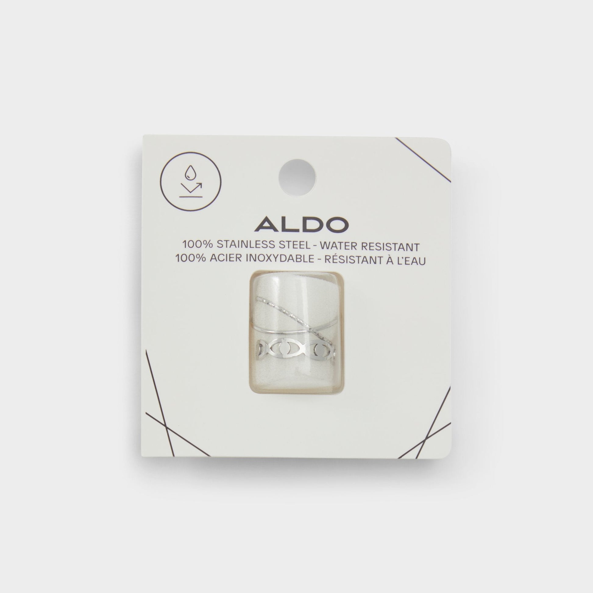 Aldo Twisted Silver Women's Rings - Toe ring Women|Accessories