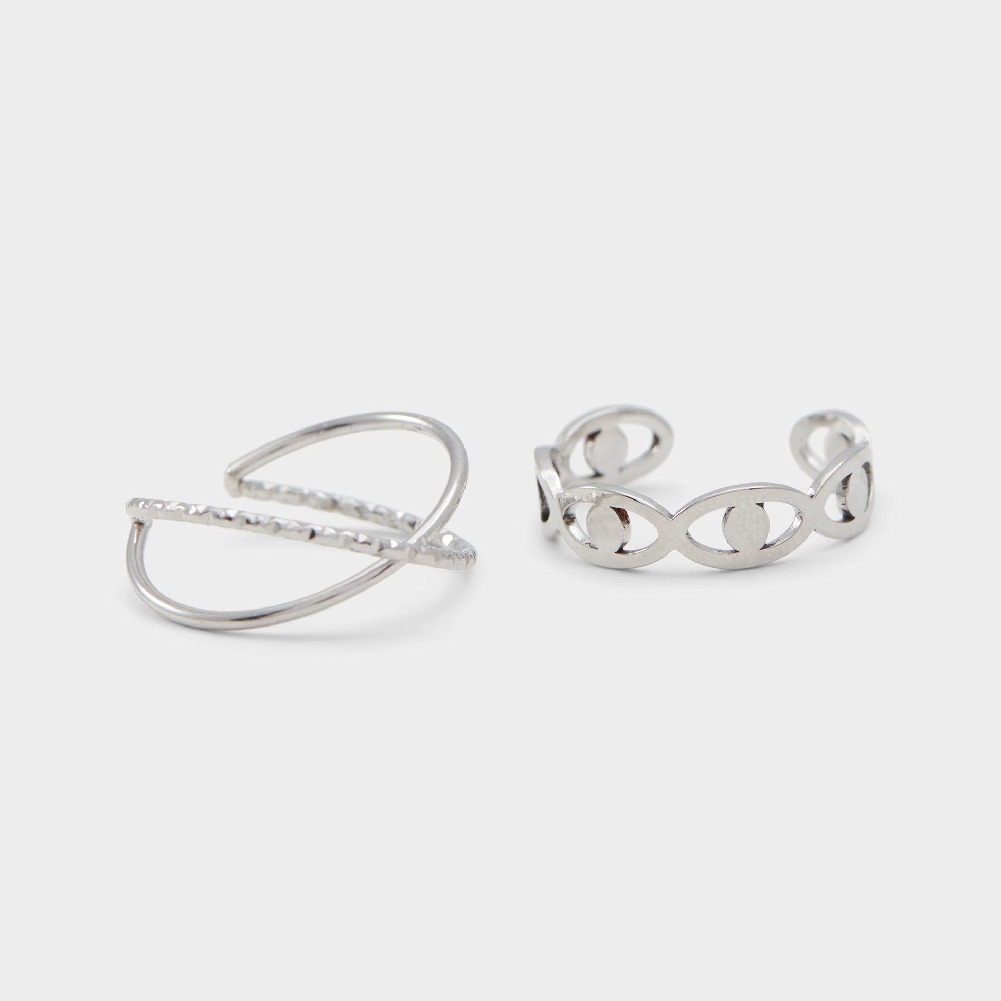 Aldo Twisted Silver Women's Rings - Toe ring Women|Accessories