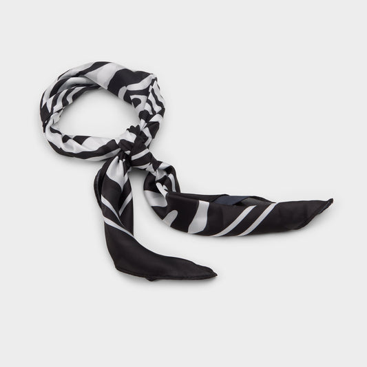 Aldo Zebria Black/White Women's Scarves - Scarf Women|Accessories