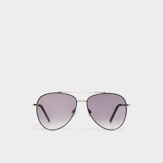 Aldo Arilicanx Black/Gold Multi Women's Aviator - Aviator sunglasses Women|Accessories