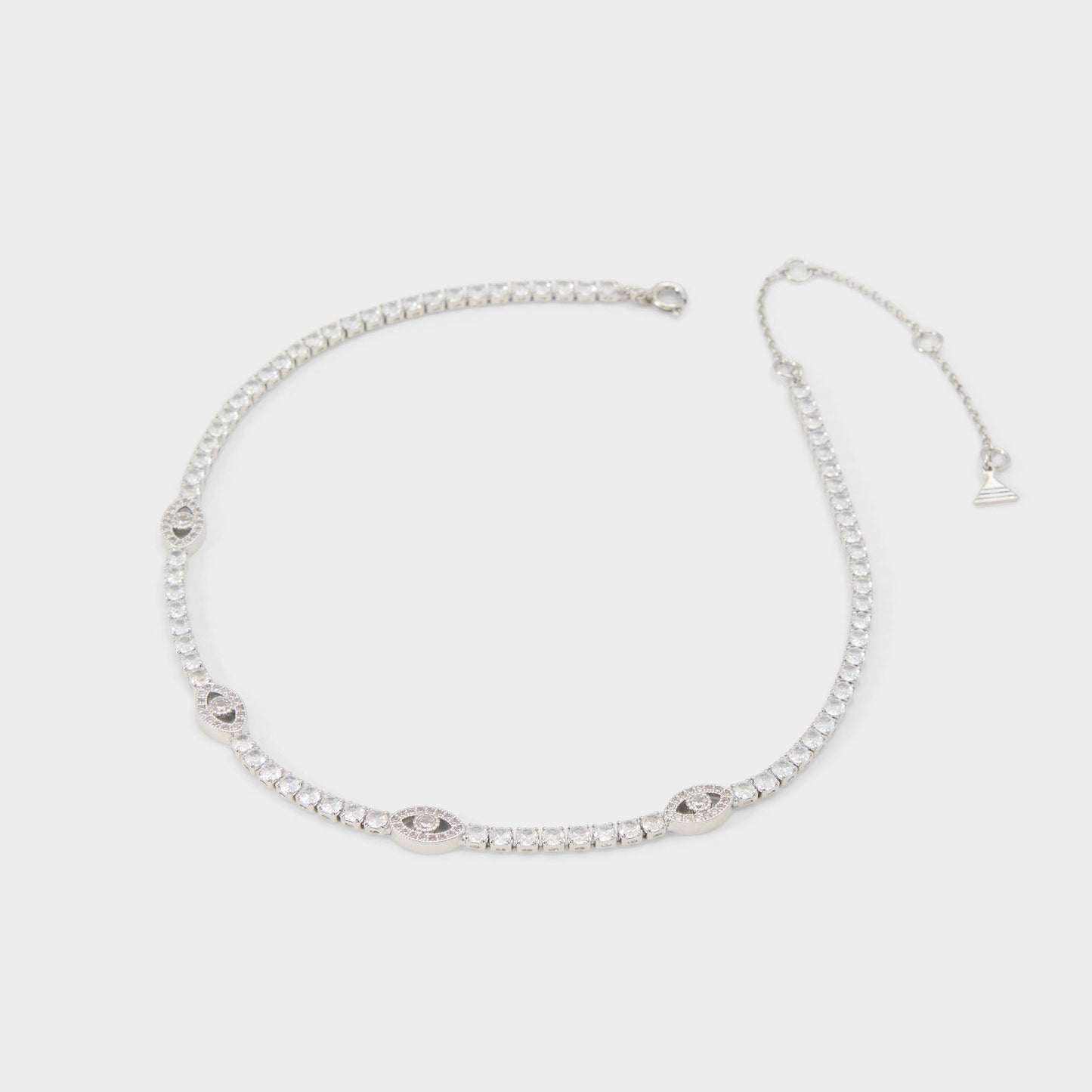Aldo Elbaeraen in Silver Clear Multi - Choker necklace Women