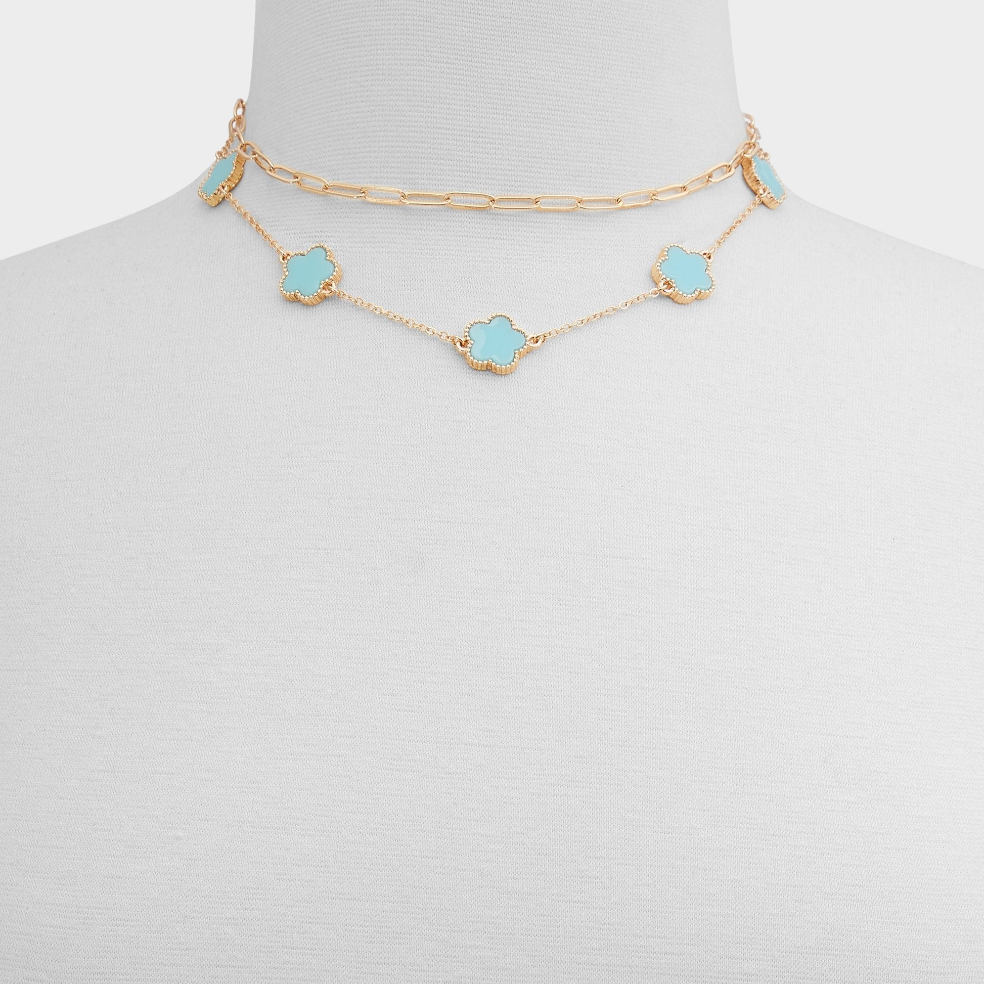Aldo Feelinblue Turquoise Women's Necklaces - Layered necklace Women|Accessories