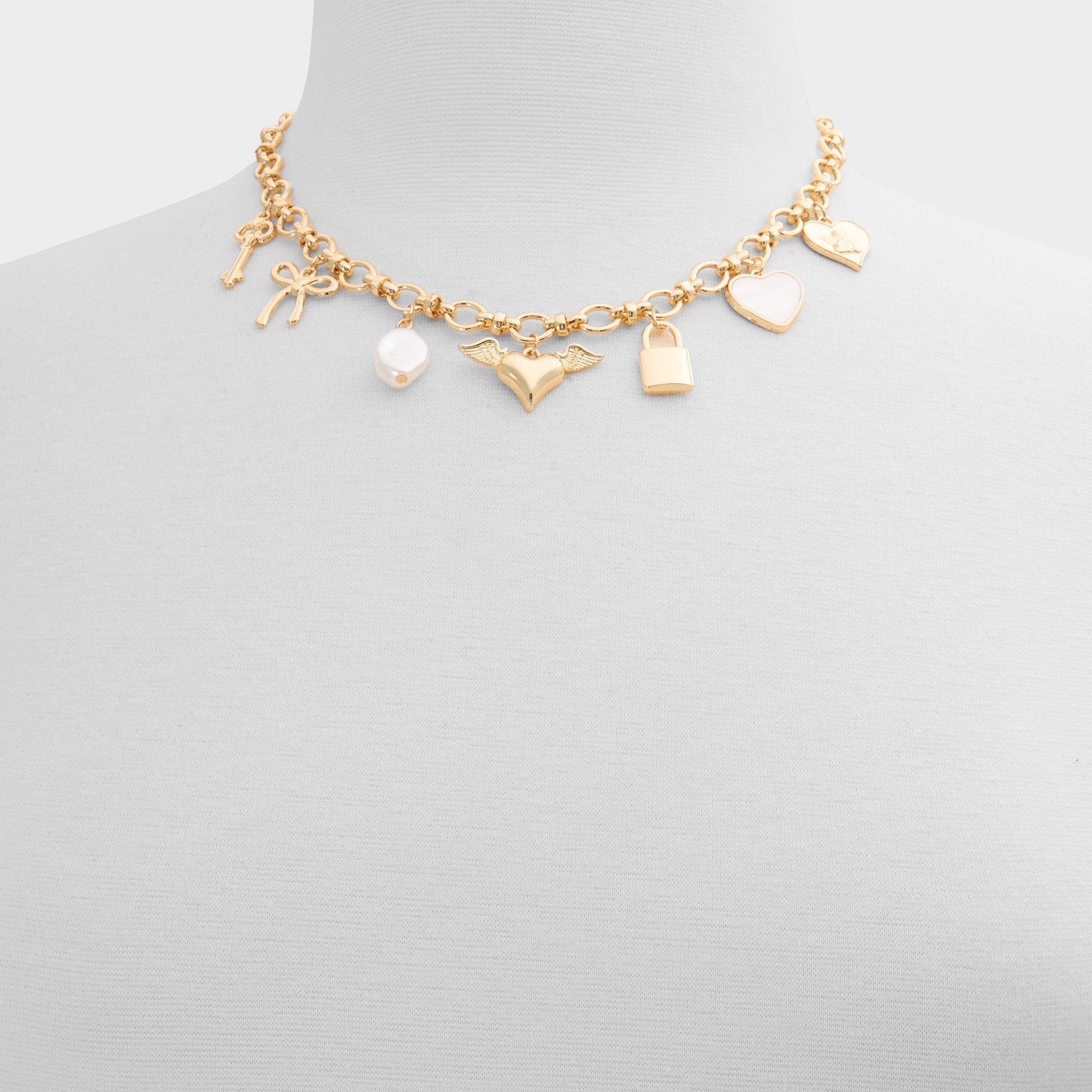Aldo Cupidscharms in Ice - Charm necklace Women|Accessories