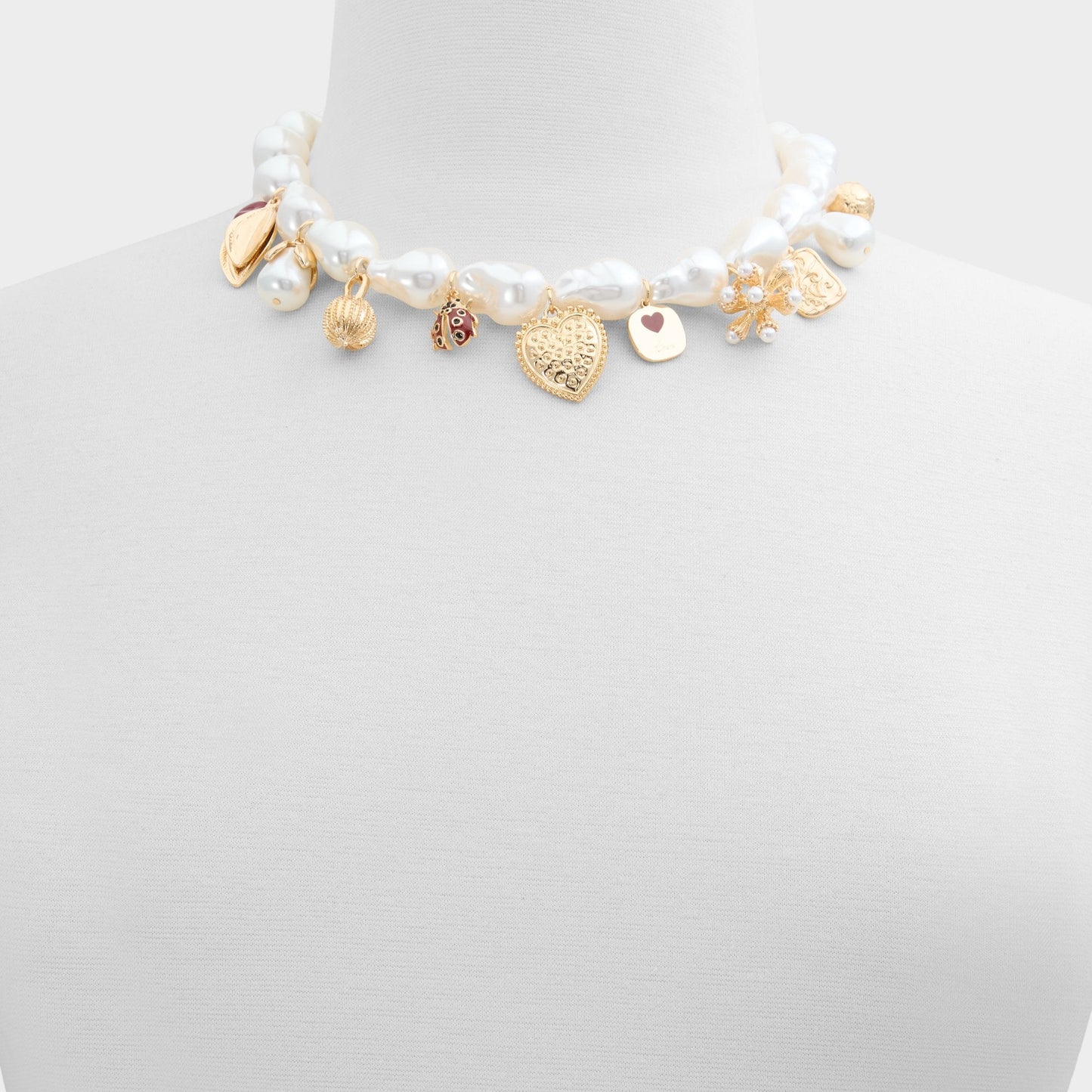Aldo Charmsinlove Red Women's Necklaces - Charm necklace Women|Accessories