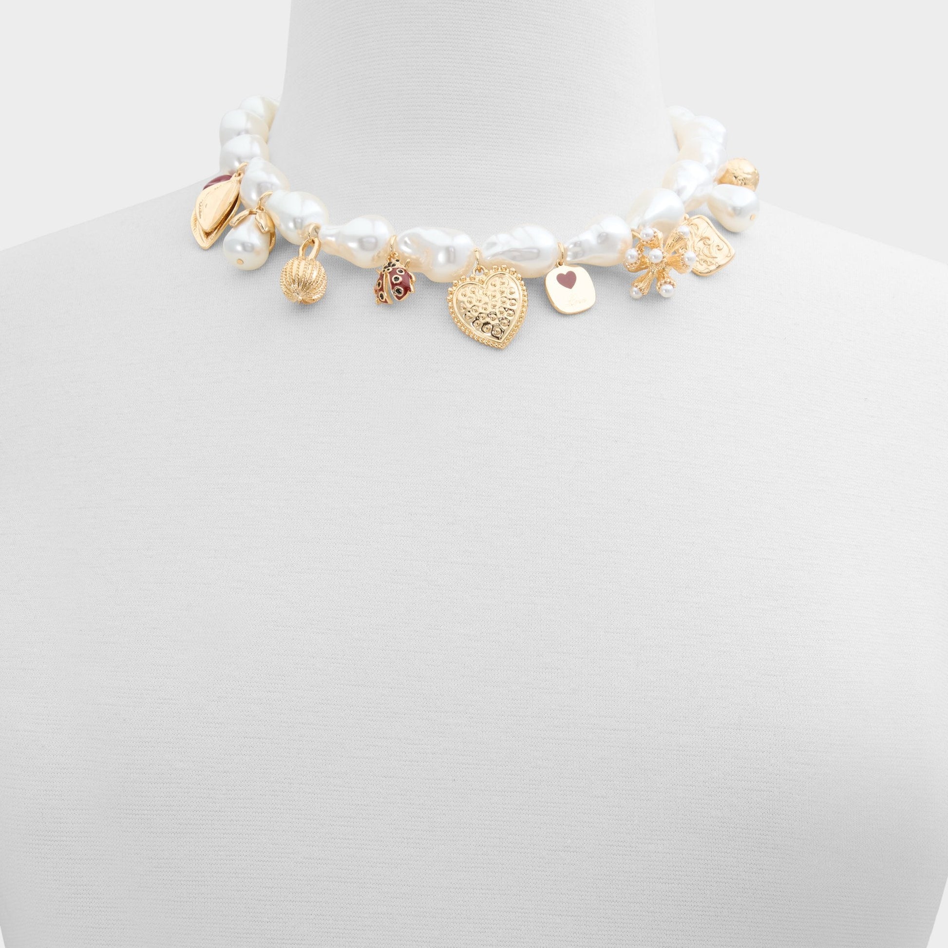 Aldo Charmsinlove Red Women's Necklaces - Charm necklace Women|Accessories