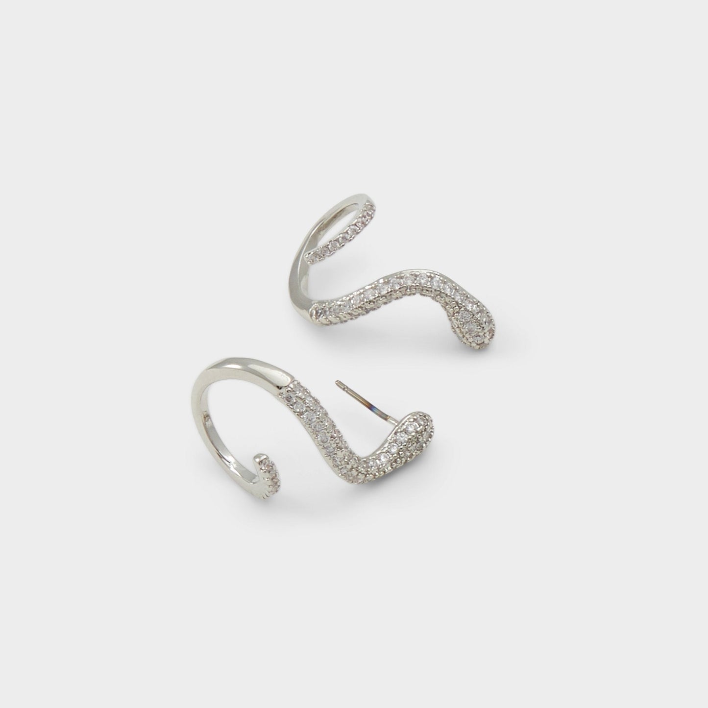 Aldo Popeye Silver/Clear Multi Women's Earrings - Earrings Women|Accessories