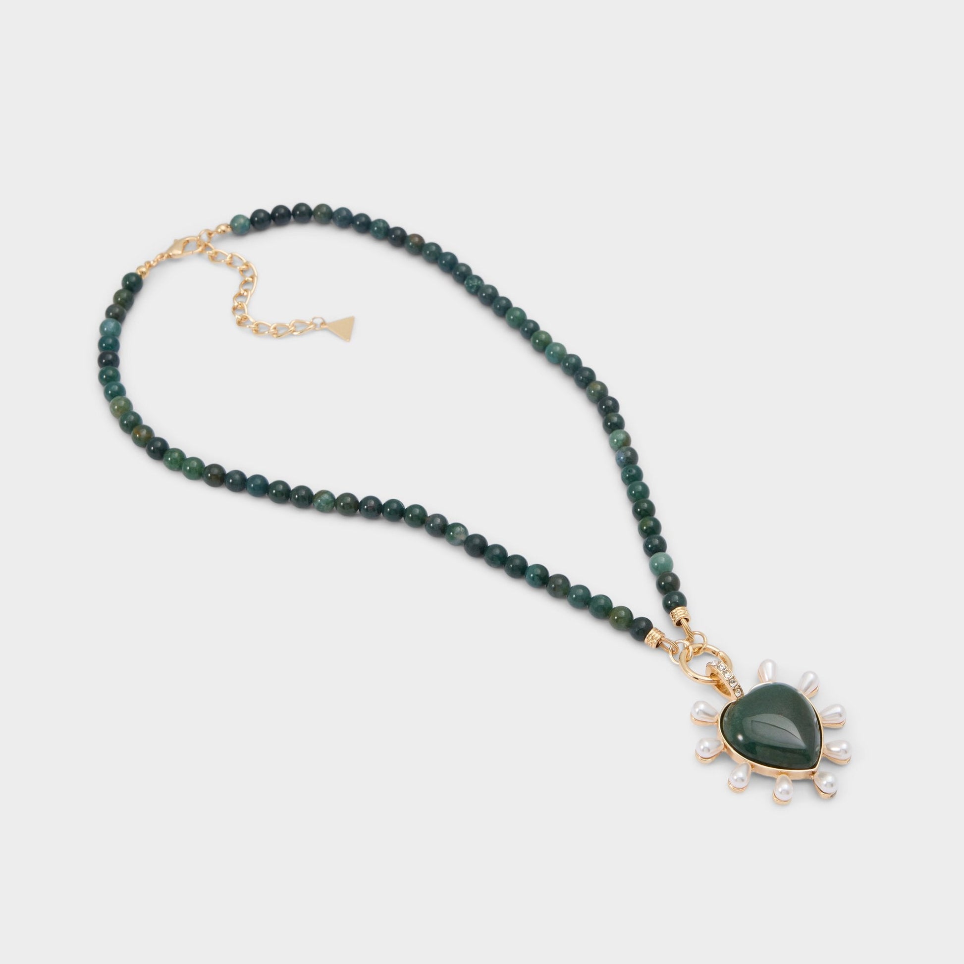 Aldo Preciousheart in Dark Green - Necklace Women|Accessories