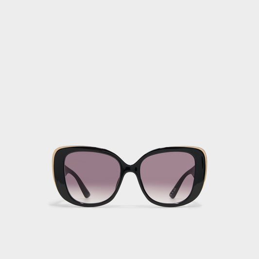 Aldo Dorkayx Black/Gold Multi Women's Square - Square sunglasses Women