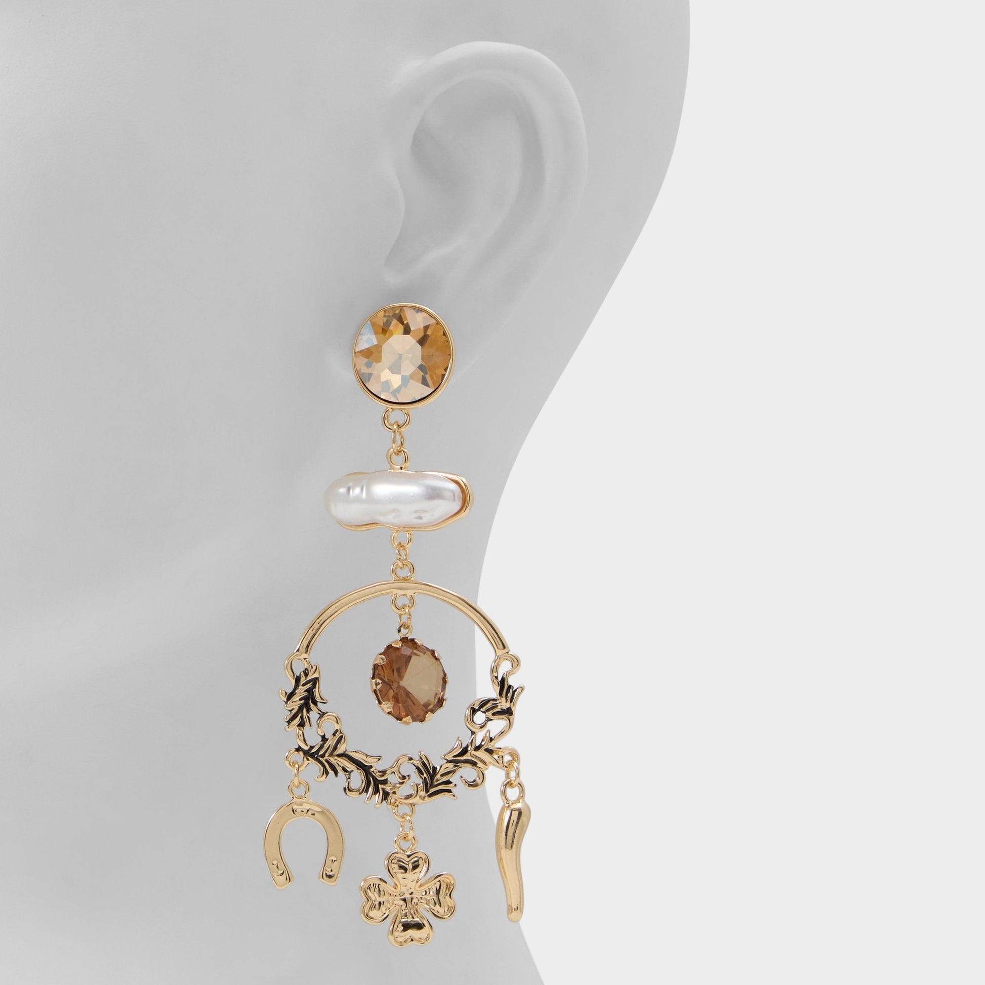 Aldo Chances in Champagne - Chandelier earrings Women|Accessories