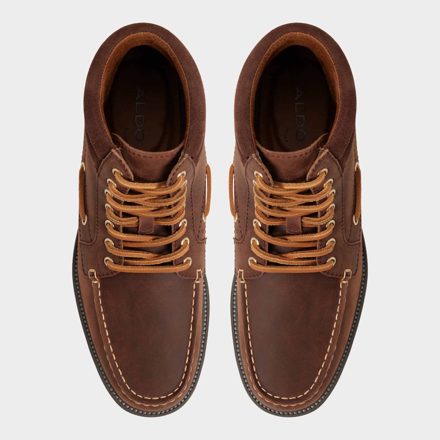 Aldo Farrell in Medium Brown - Combat boot, Lug sole Men
