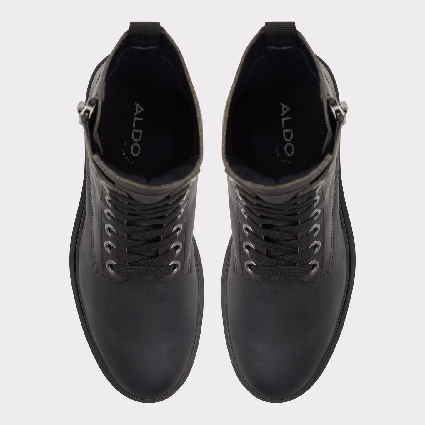 Aldo Roby Open Black Men's Lace-up boots - Lace-up boot, Lug sole Men