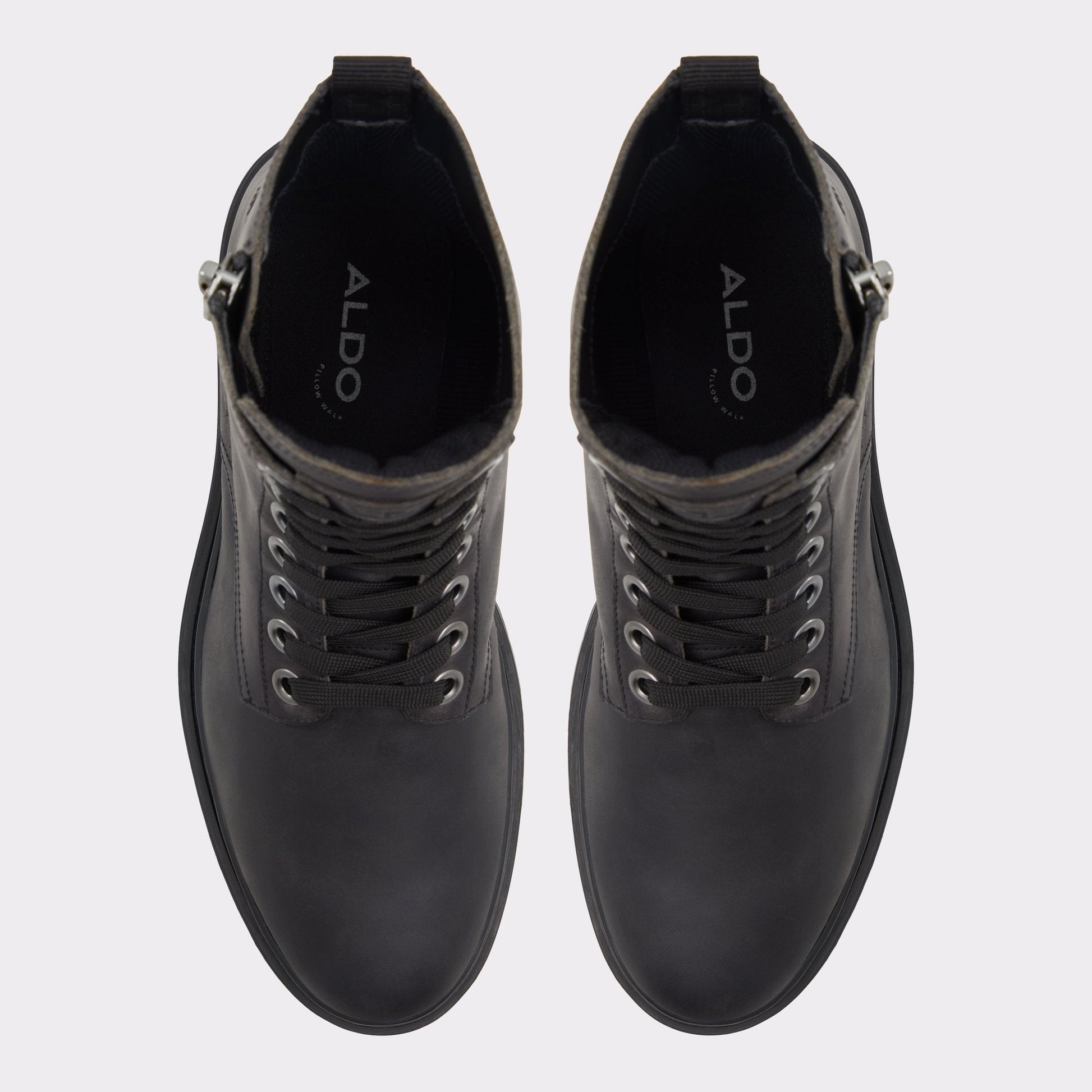 Aldo Roby Open Black Men's Lace-up boots - Lace-up boot, Lug sole Men