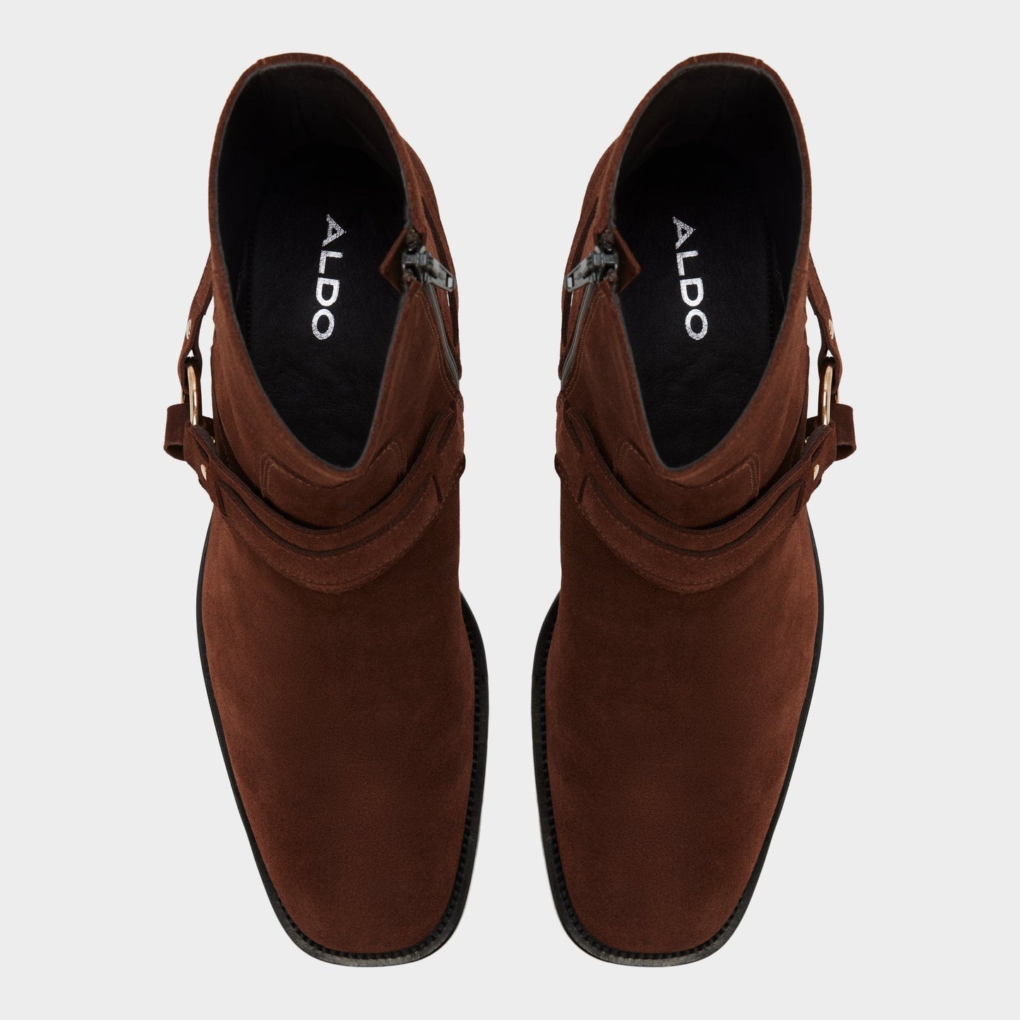 Aldo Marcos in Dark Brown - Ankle boot, Block heel Men