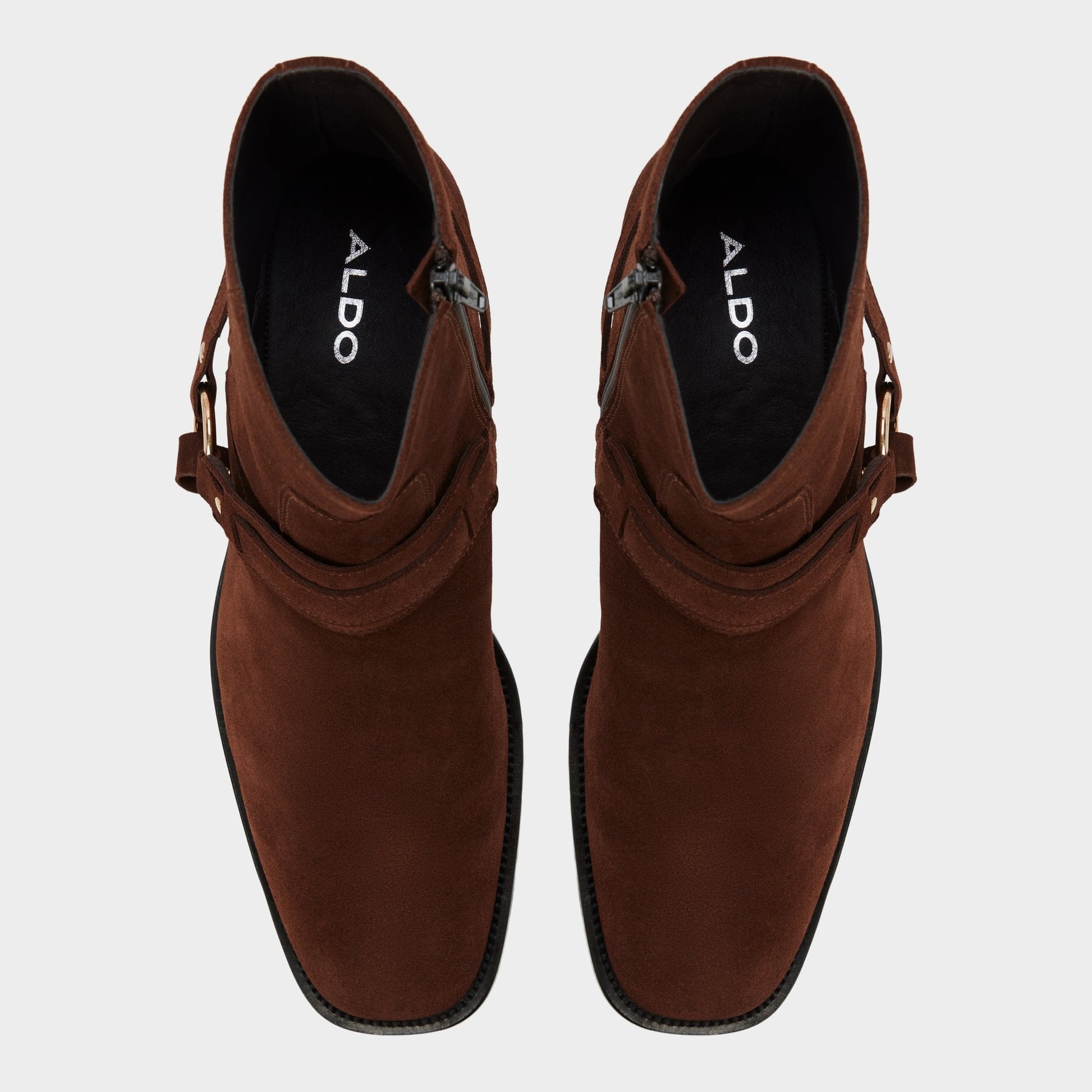 Aldo Marcos in Dark Brown - Ankle boot, Block heel Men