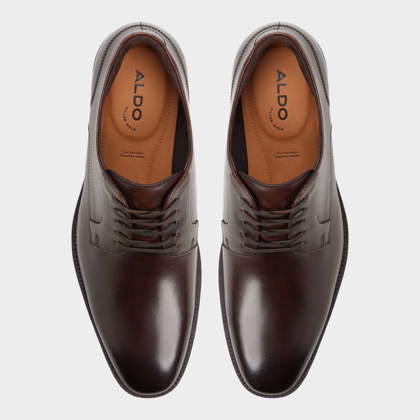 Aldo Teodoro Medium Brown Men's Dress Shoes - Derby shoe Men