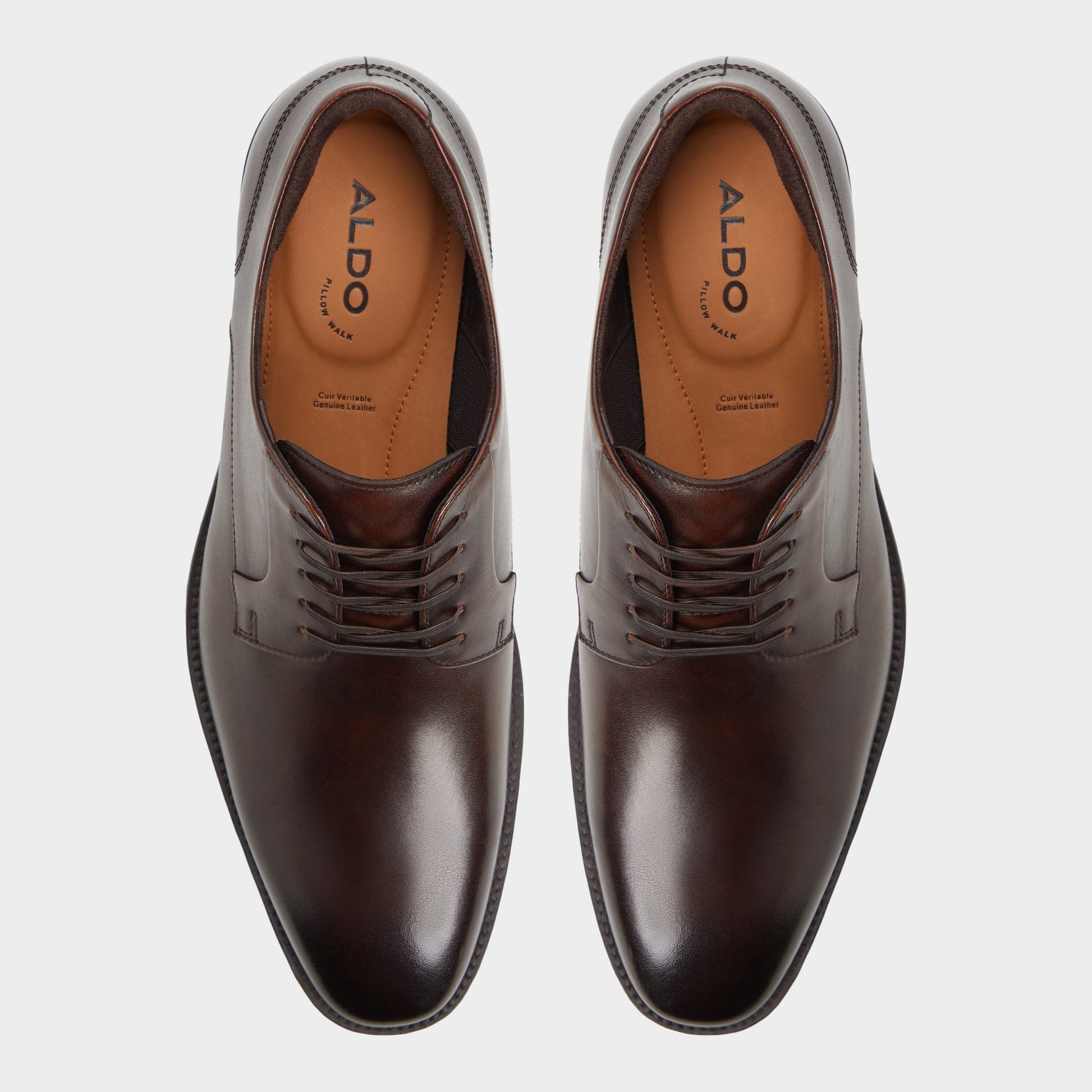Aldo Teodoro Medium Brown Men's Dress Shoes - Derby shoe Men
