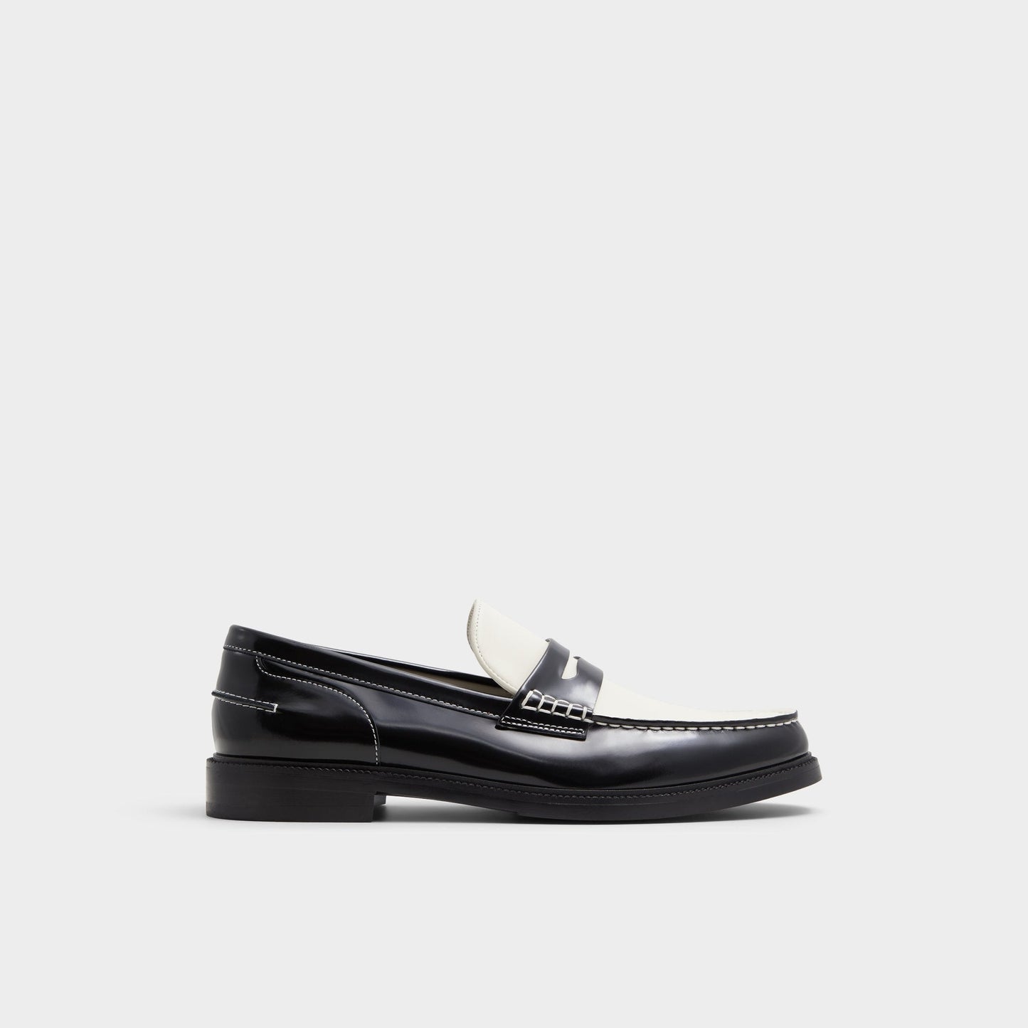 Aldo Kieran Black/White Men's Dress Shoes - Loafer Men