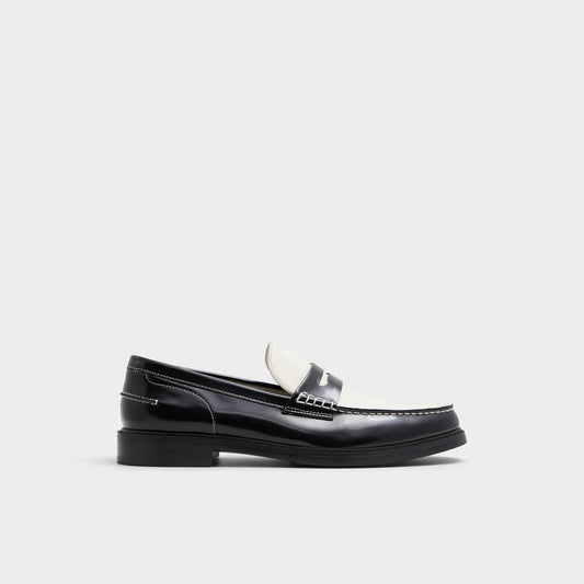 Aldo Kieran Black/White Men's Dress Shoes - Loafer Men