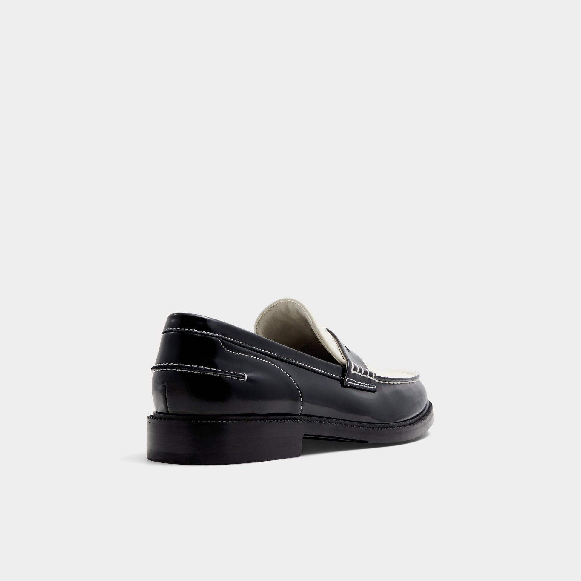 Aldo Kieran Black/White Men's Dress Shoes - Loafer Men