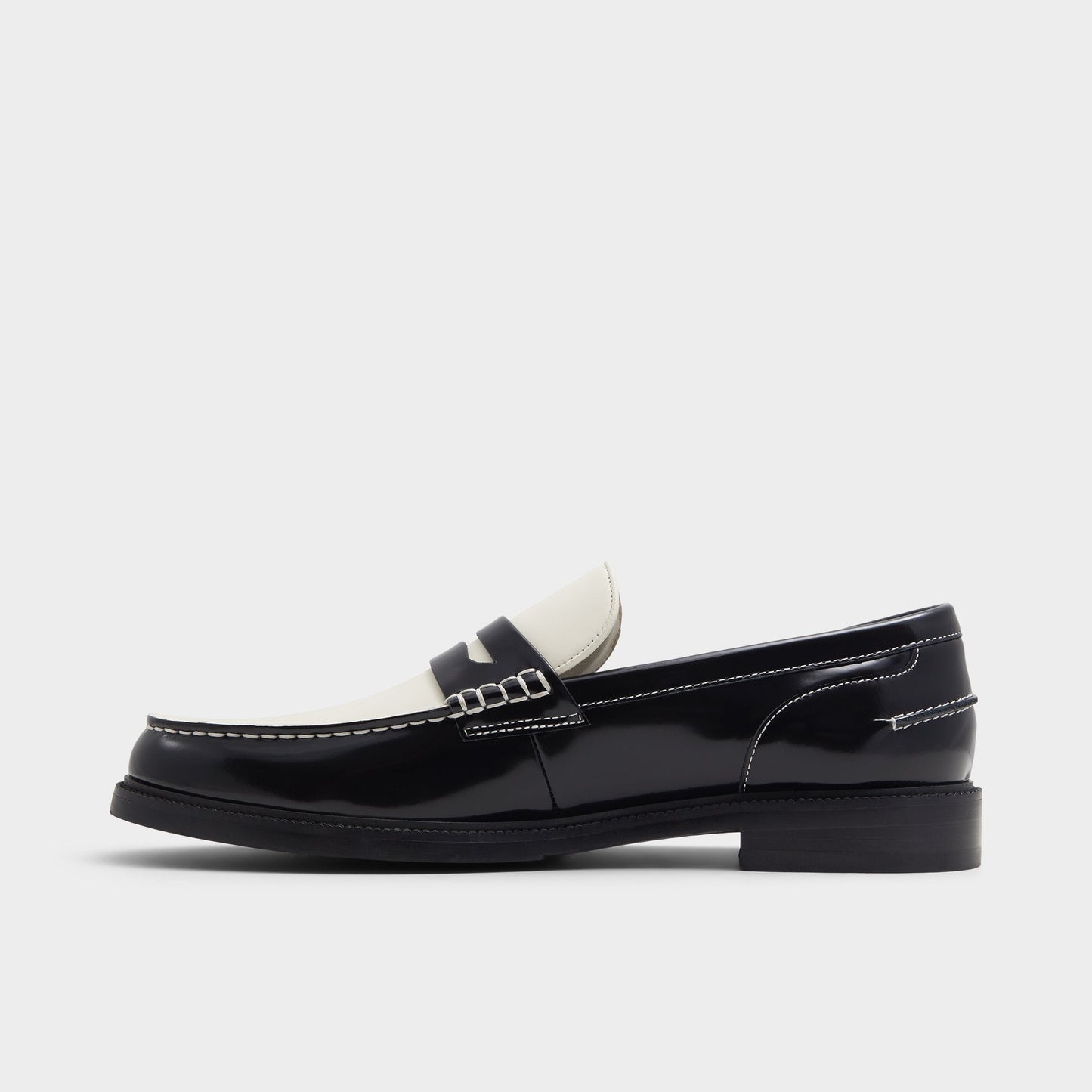 Aldo Kieran Black/White Men's Dress Shoes - Loafer Men