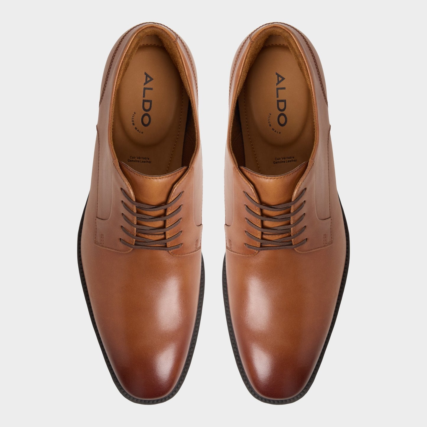 Aldo Teodoro in Cognac - Derby shoe Men