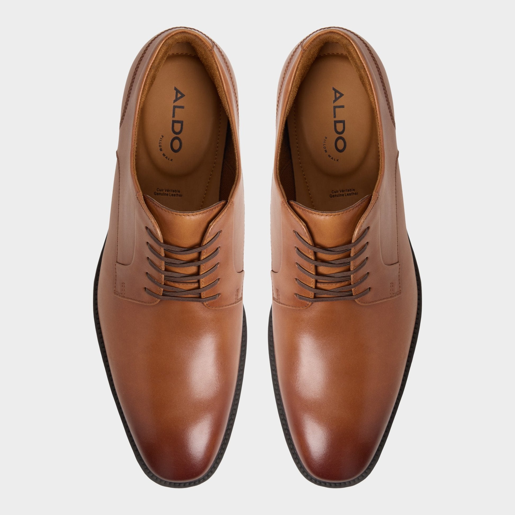 Aldo Teodoro in Cognac - Derby shoe Men
