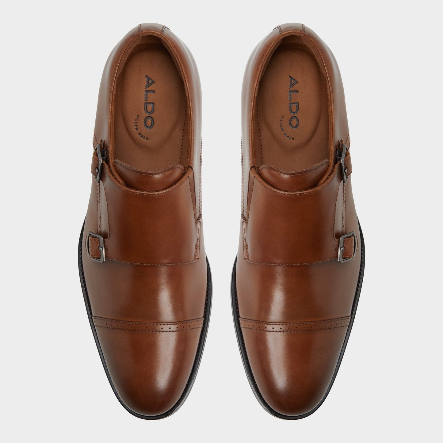 Aldo Zelasien in Cognac - Monkstrap loafer Men