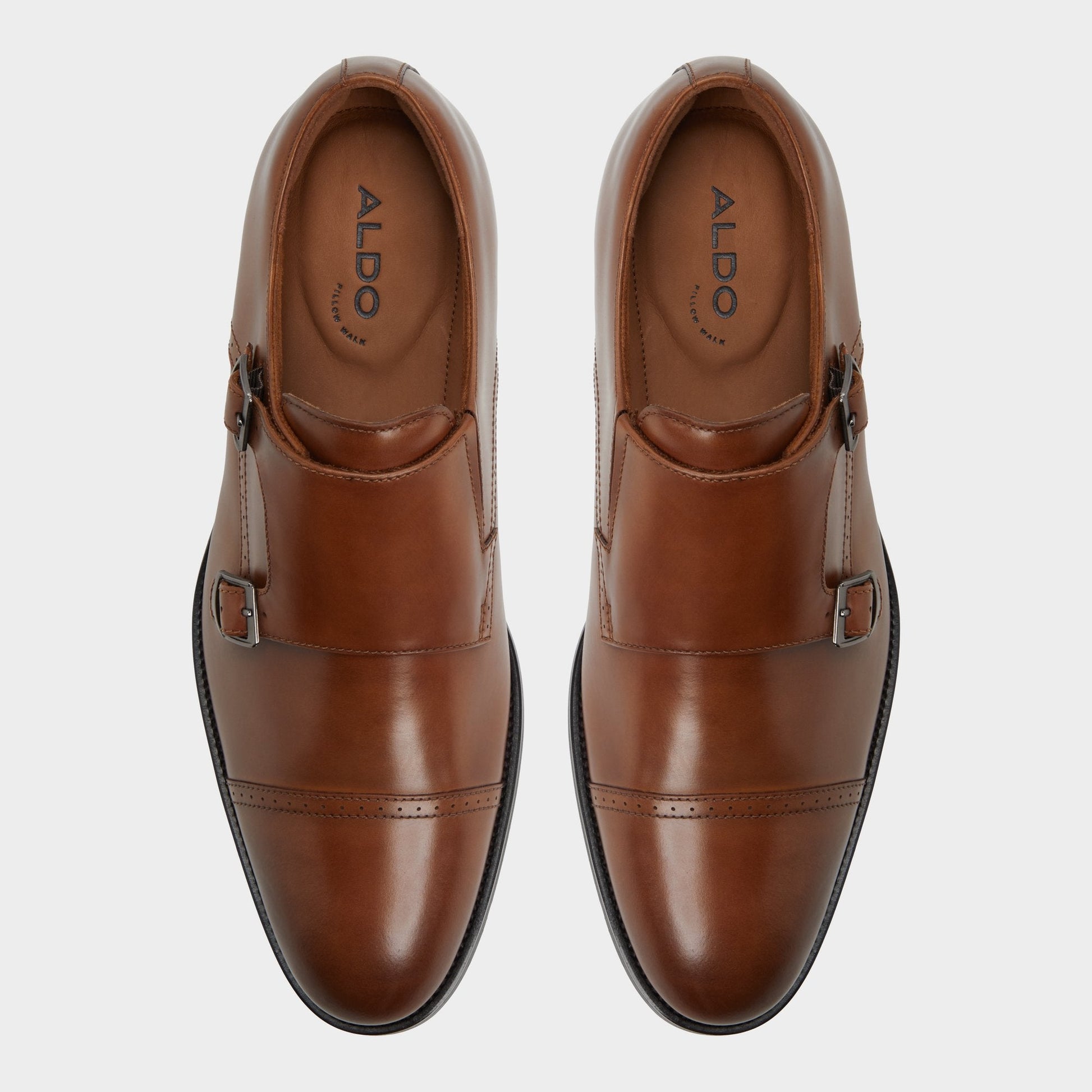 Aldo Zelasien in Cognac - Monkstrap loafer Men