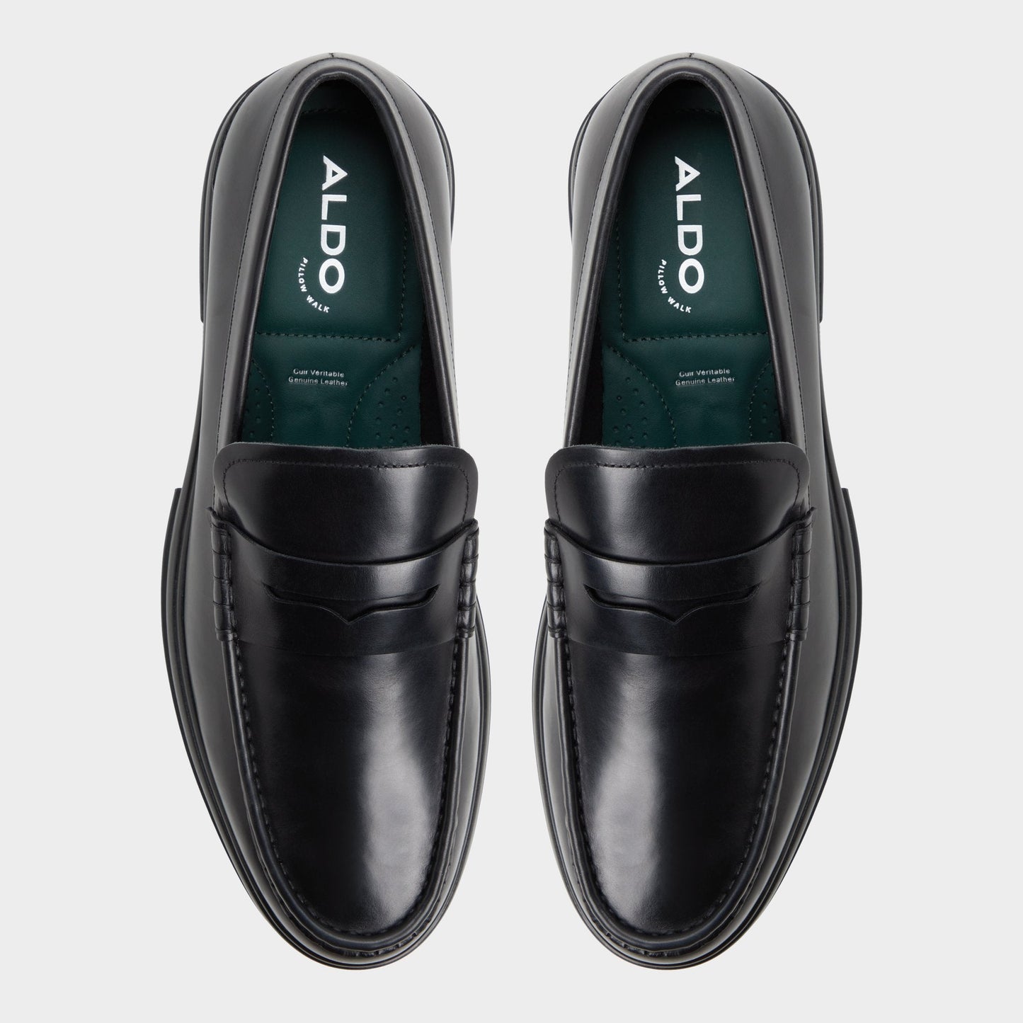 Aldo Tucker Black Men's Loafers & Slip-Ons - Loafer Men