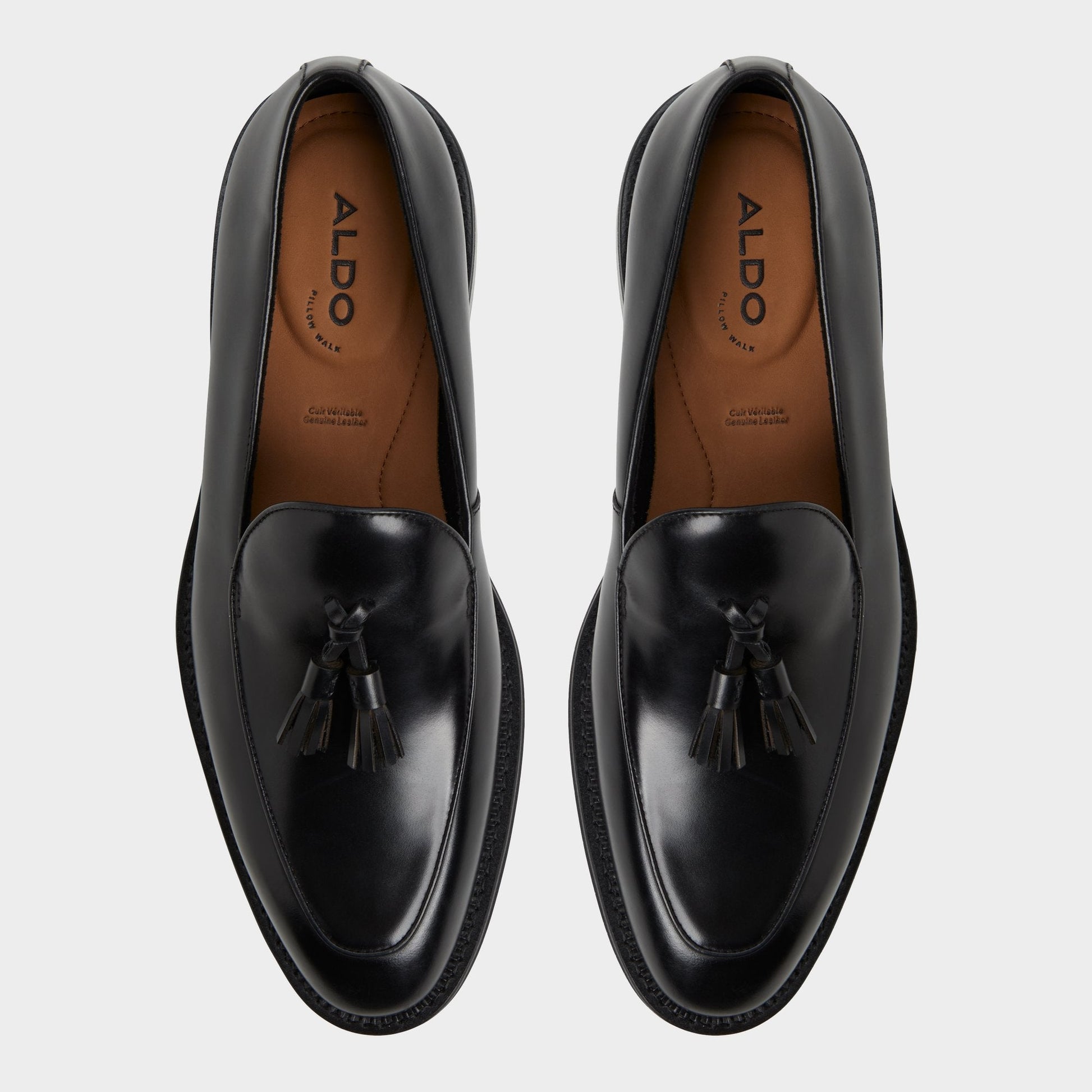 Aldo Portos Black Men's Dress Shoes - Loafer Men
