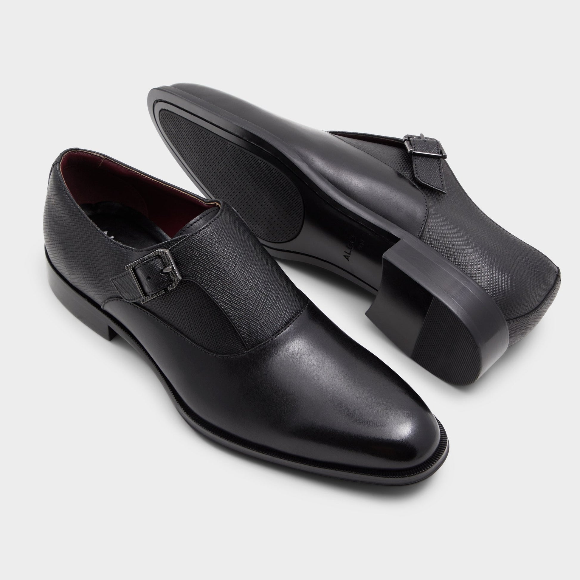 Aldo Dashing Other Black Men's Loafers & Slip-Ons - Monkstrap loafer Men