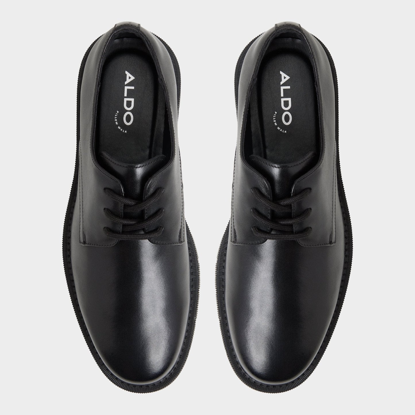 Aldo Simian in Black 14184483 - Derby shoe, Lug sole Men