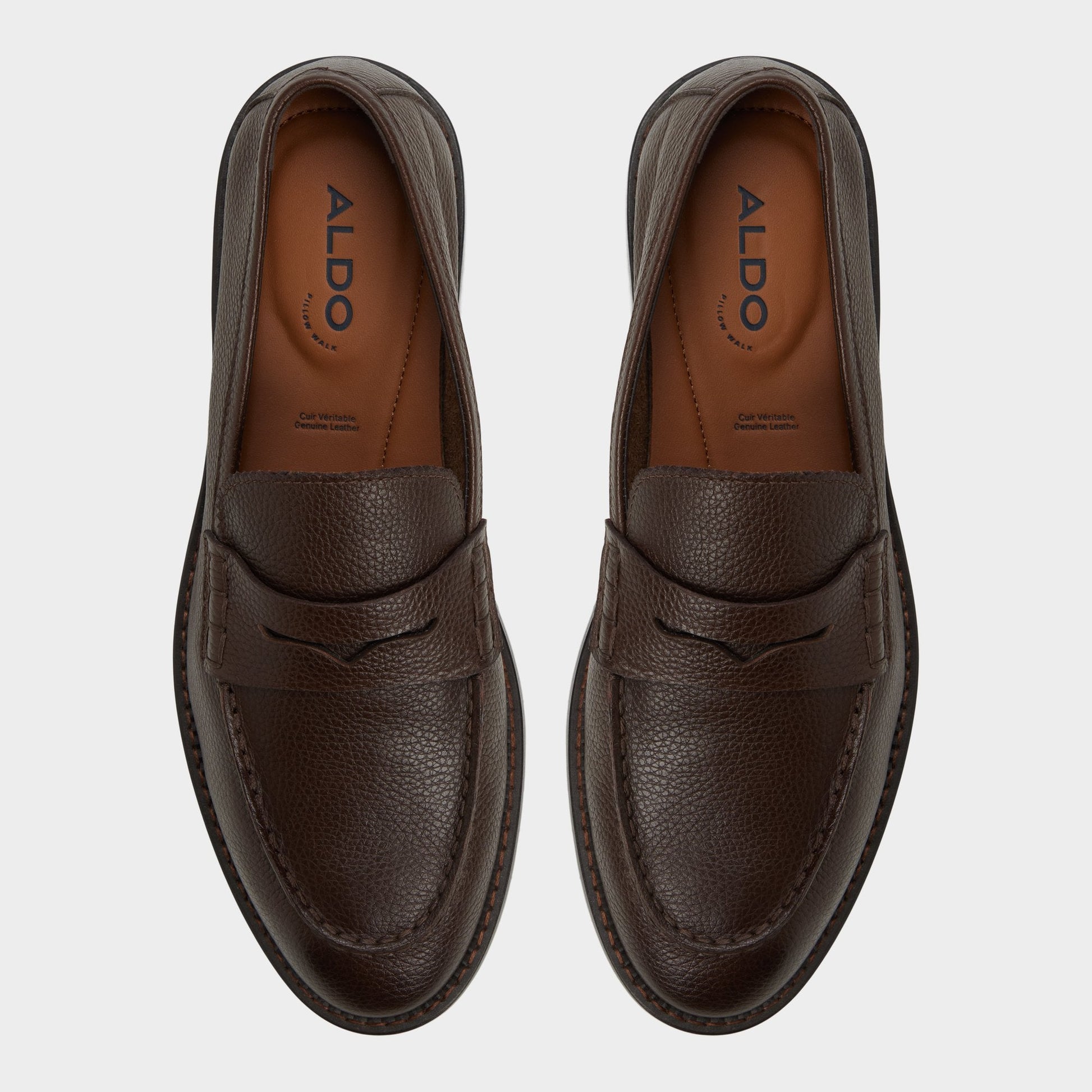 Aldo Melvillee in Dark Brown - Loafer Men