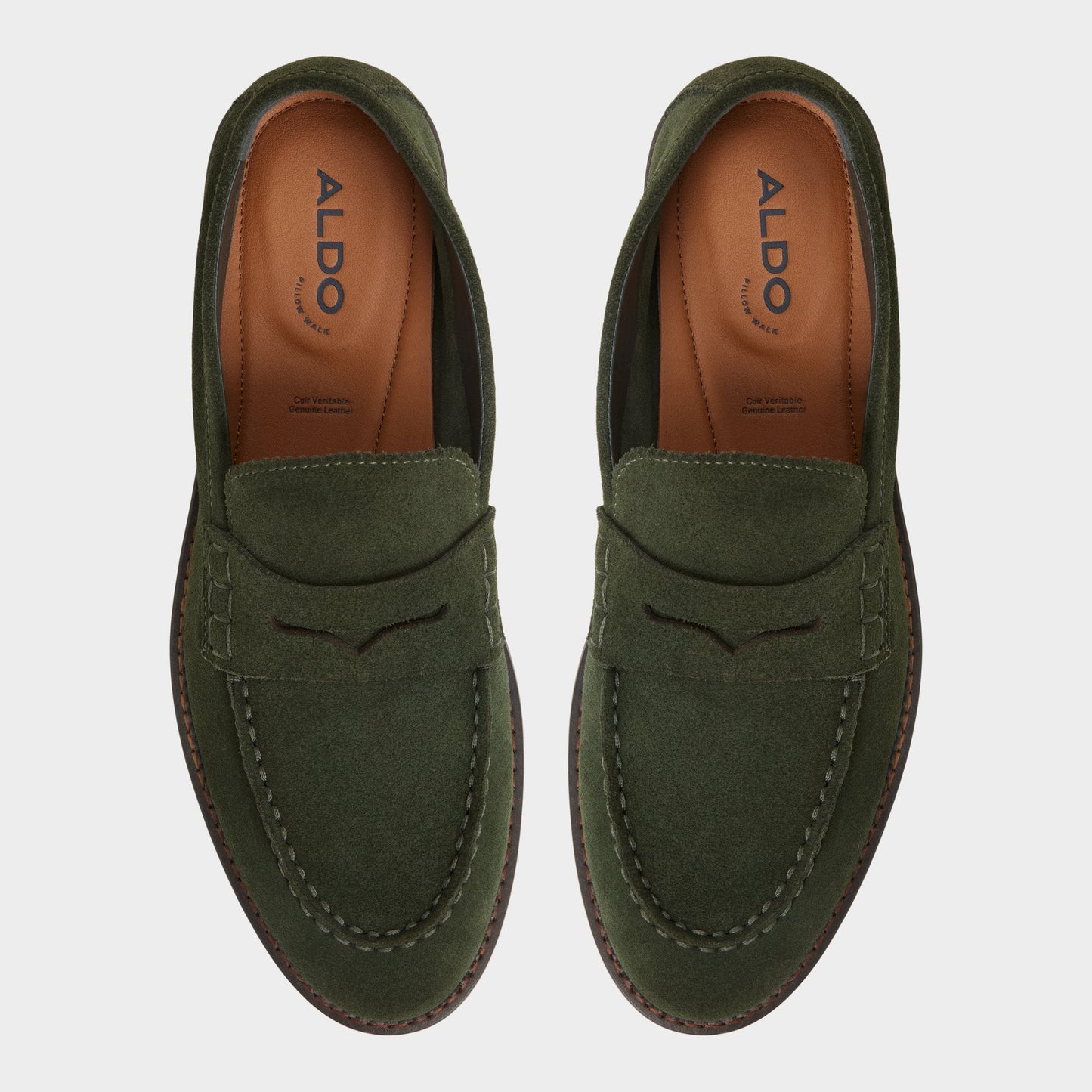 Aldo Melvillee in Pine Green - Loafer Men