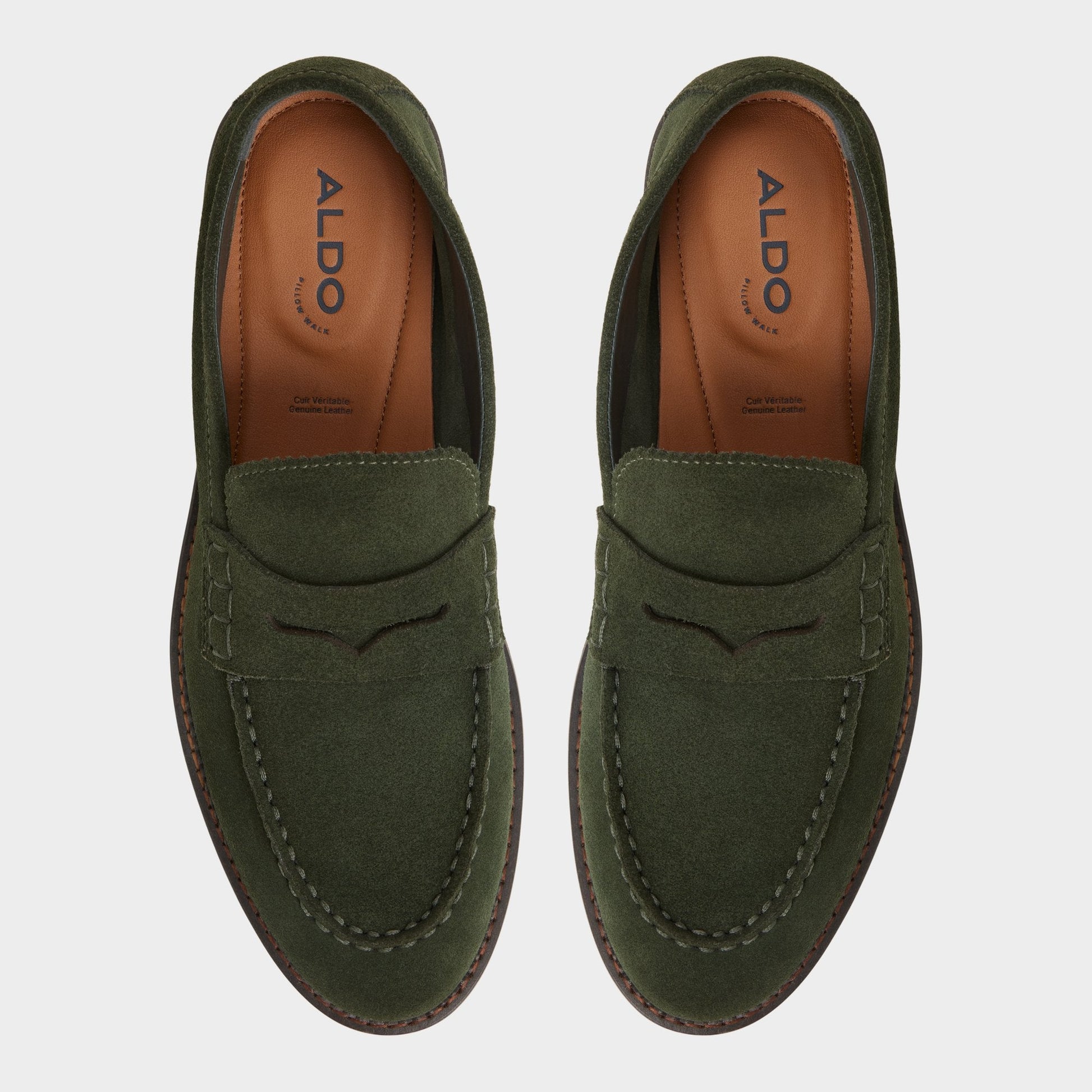 Aldo Melvillee in Pine Green - Loafer Men