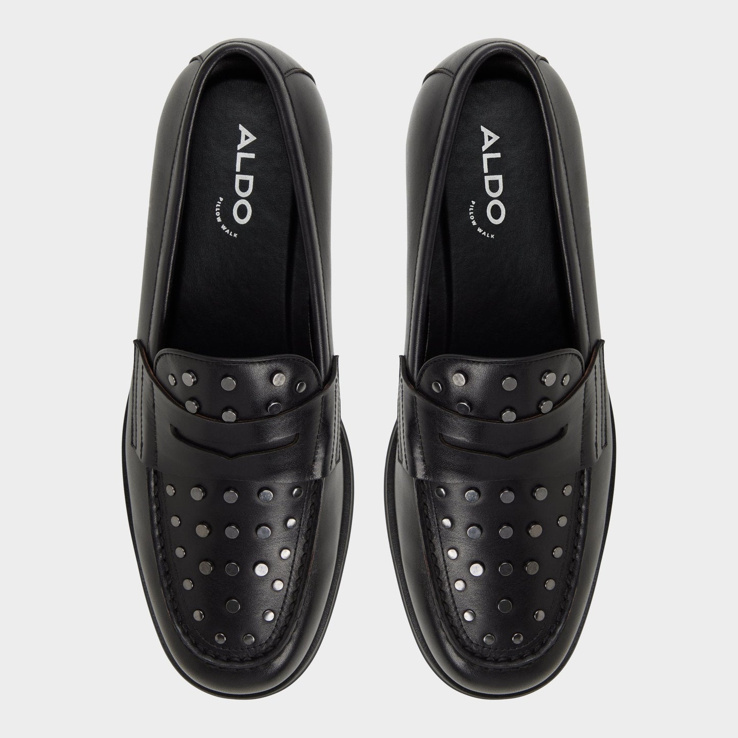 Aldo Keifer Black/Silver Multi Men's Dress Shoes - Loafer Men