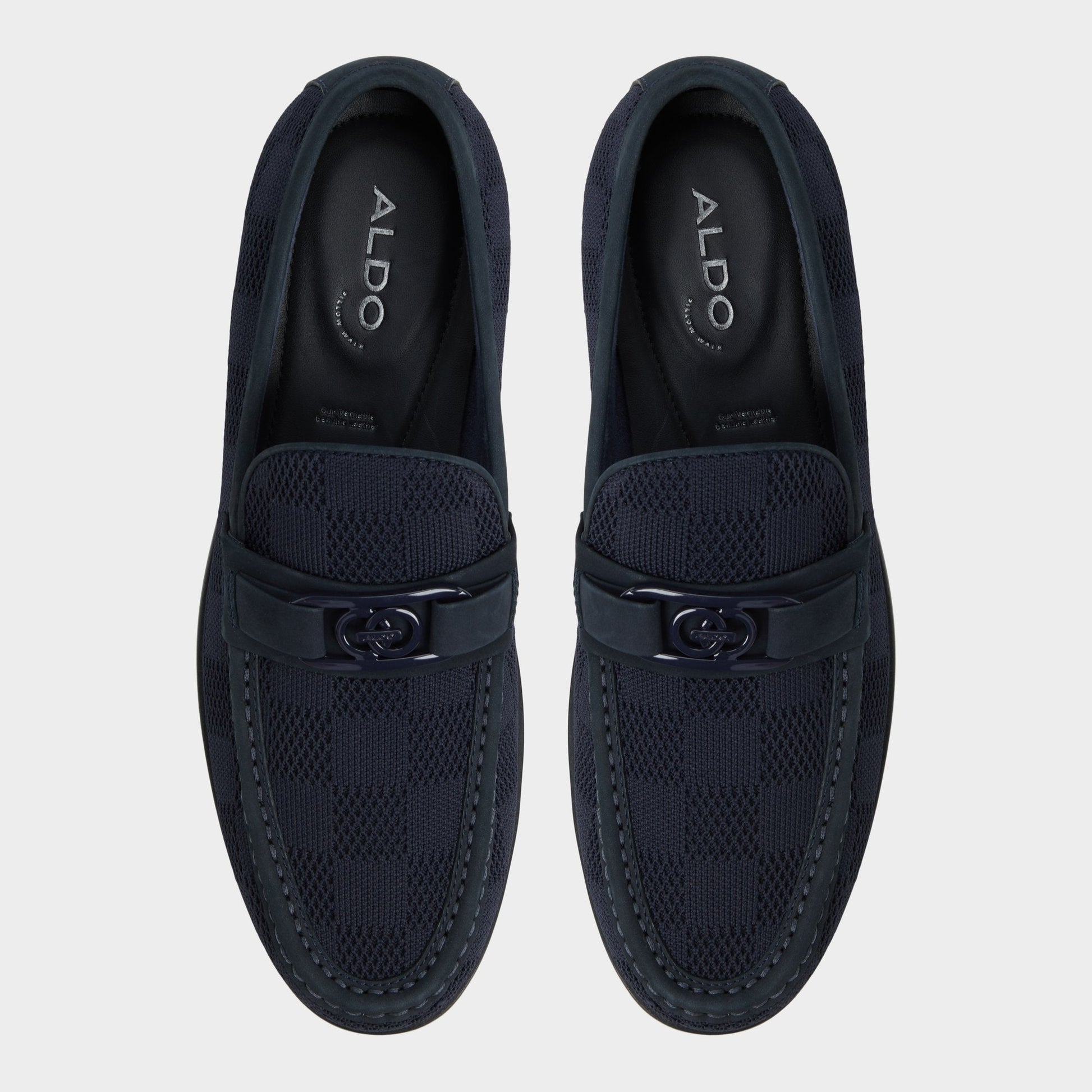 Aldo Hawley Navy Men's Dress Shoes - Loafer Men