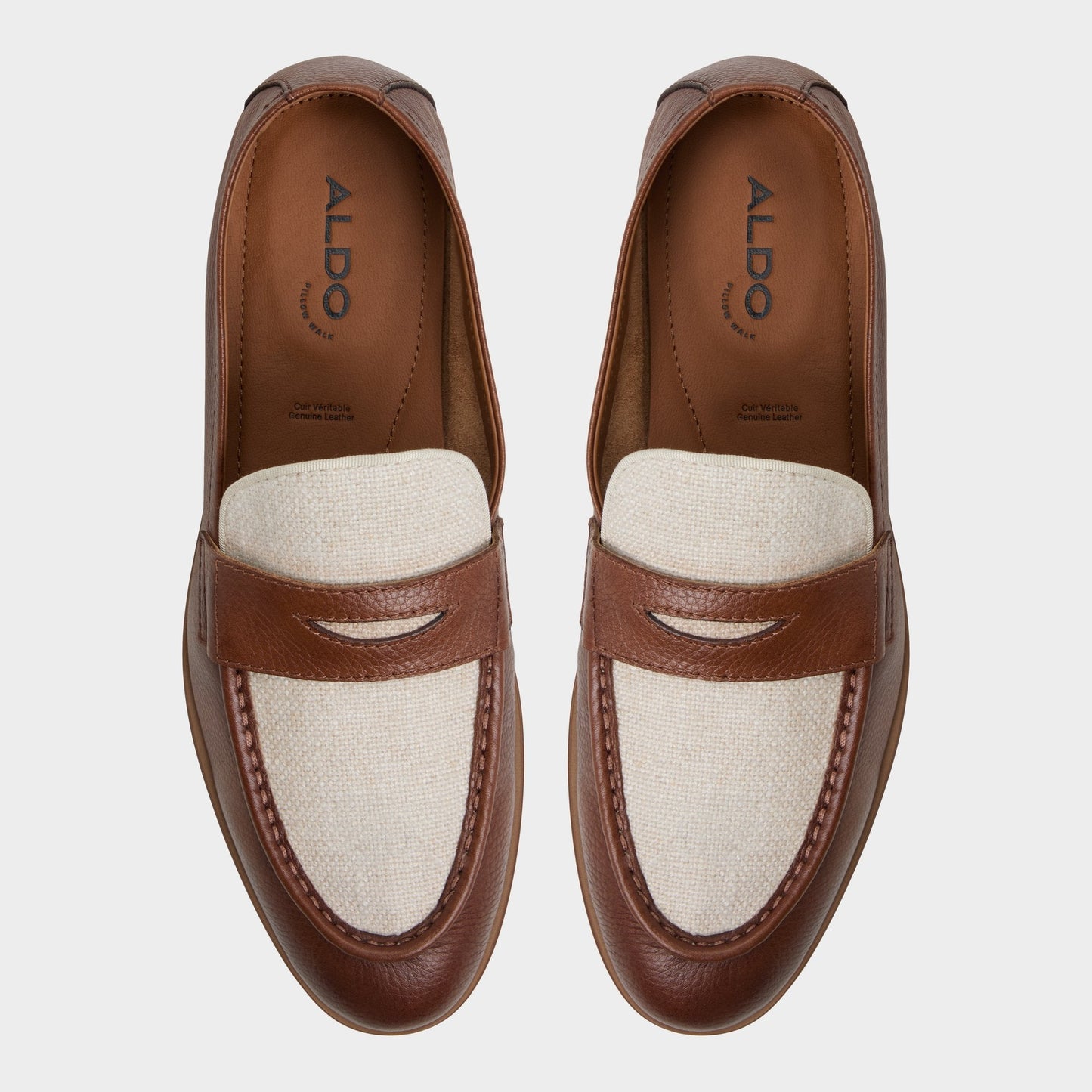 Aldo Fano Cognac Men's Loafers & Slip-Ons - Loafer Men