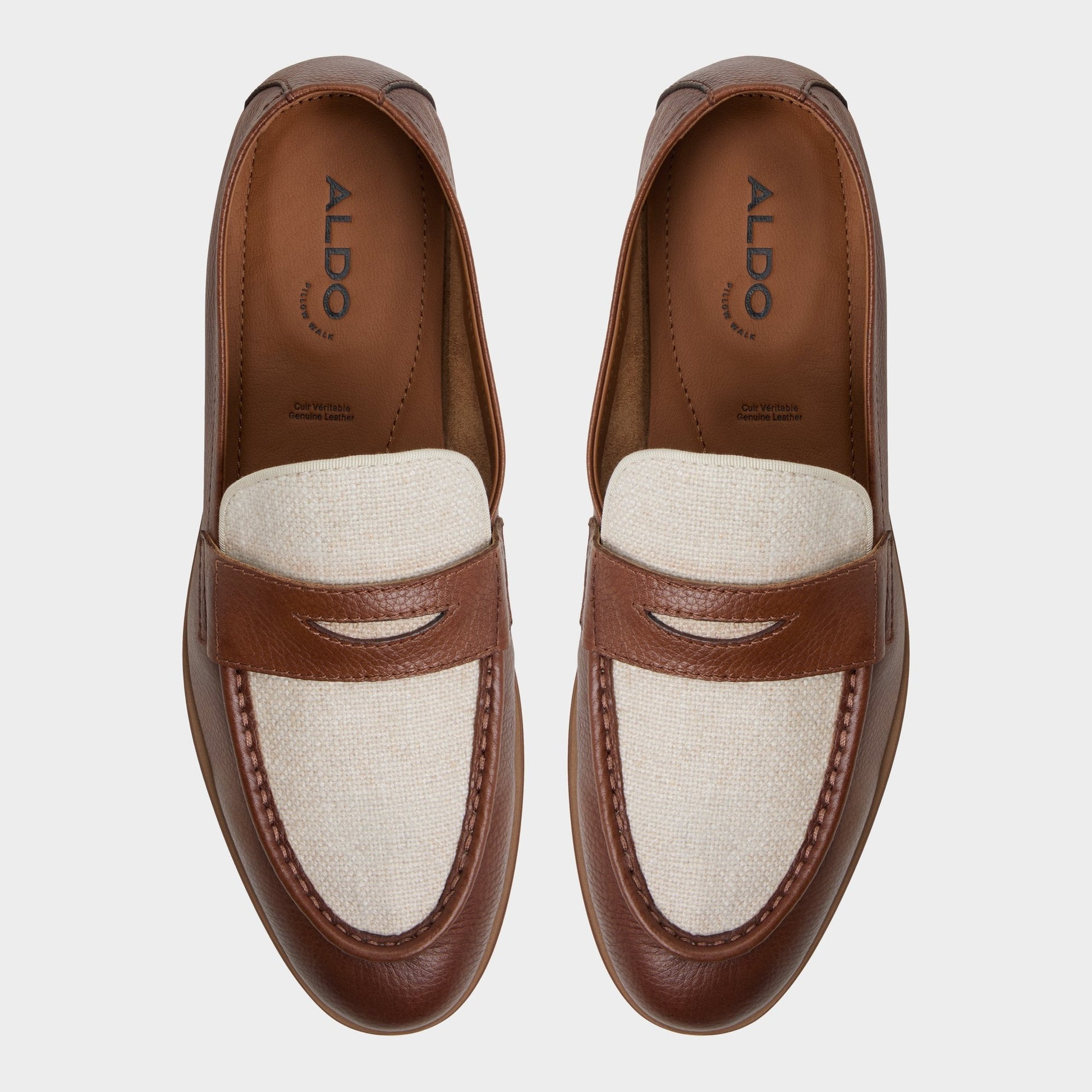Aldo Fano Cognac Men's Loafers & Slip-Ons - Loafer Men