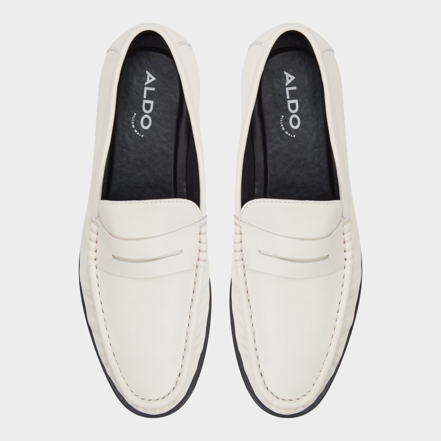 Aldo Speakeasy Ivory Men's Dress Shoes - Loafer Men