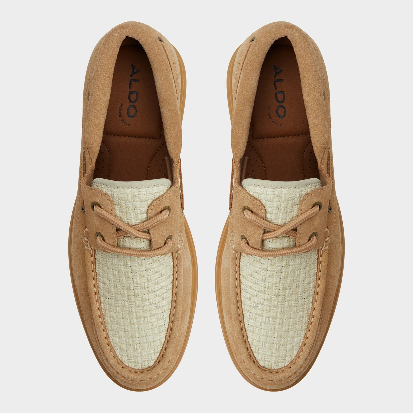 Aldo Seaexplorer Beige Men's Dress Shoes - Boat shoe Men