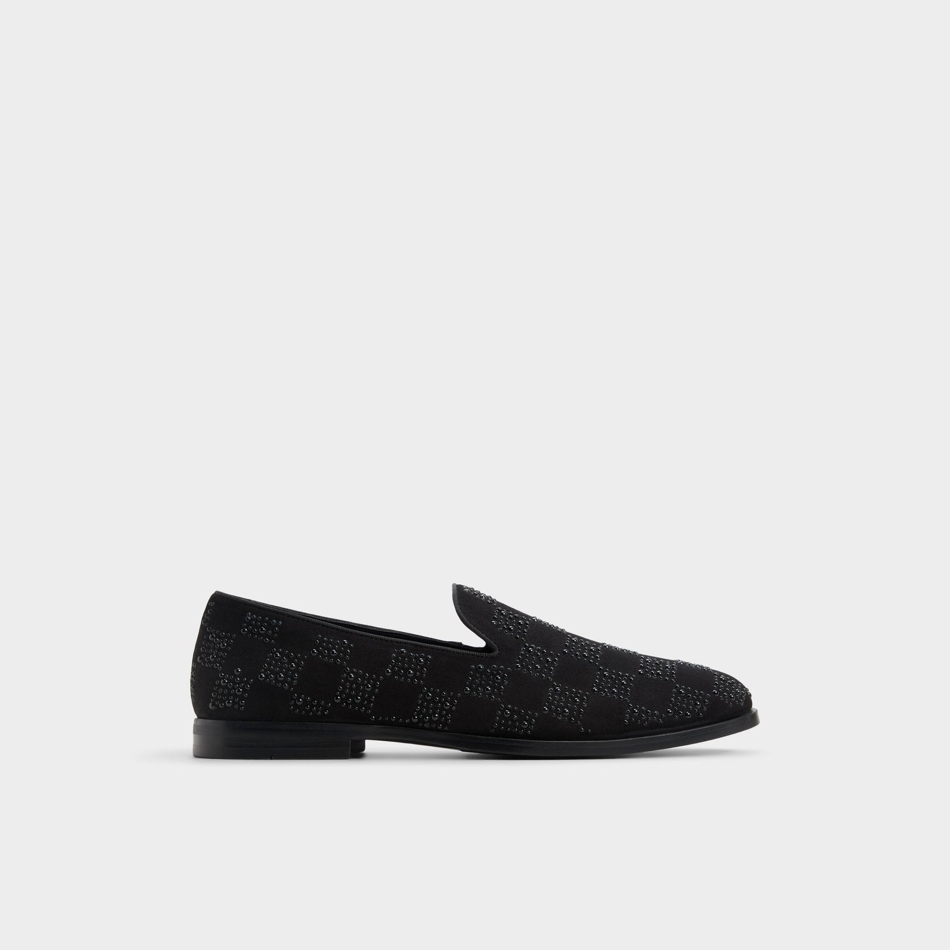 Aldo Casino Other Black Synthetic Textured Men's Dress Shoes - Loafer Men