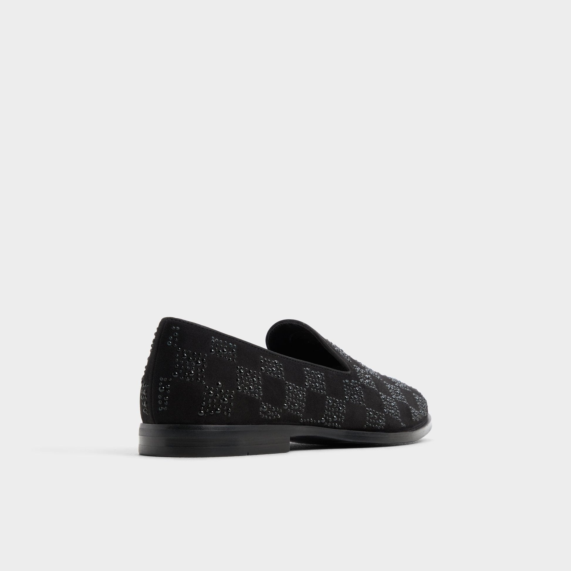 Aldo Casino Other Black Synthetic Textured Men's Dress Shoes - Loafer Men
