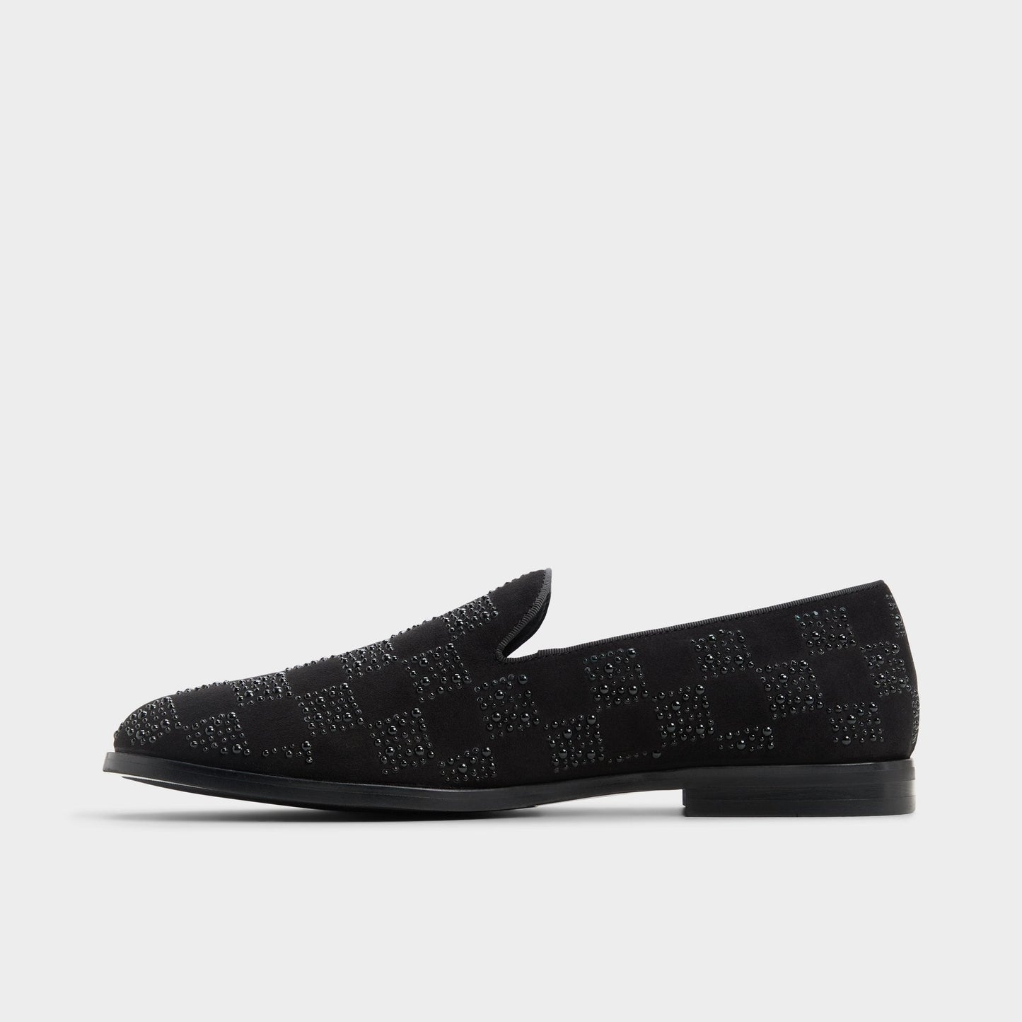 Aldo Casino Other Black Synthetic Textured Men's Dress Shoes - Loafer Men