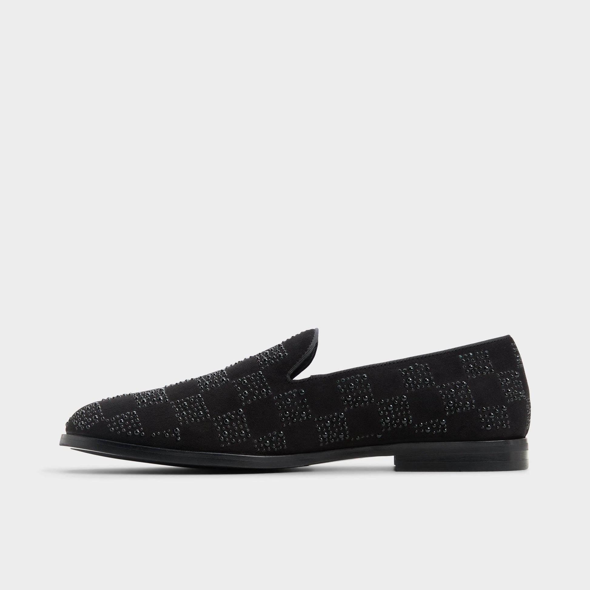 Aldo Casino Other Black Synthetic Textured Men's Dress Shoes - Loafer Men