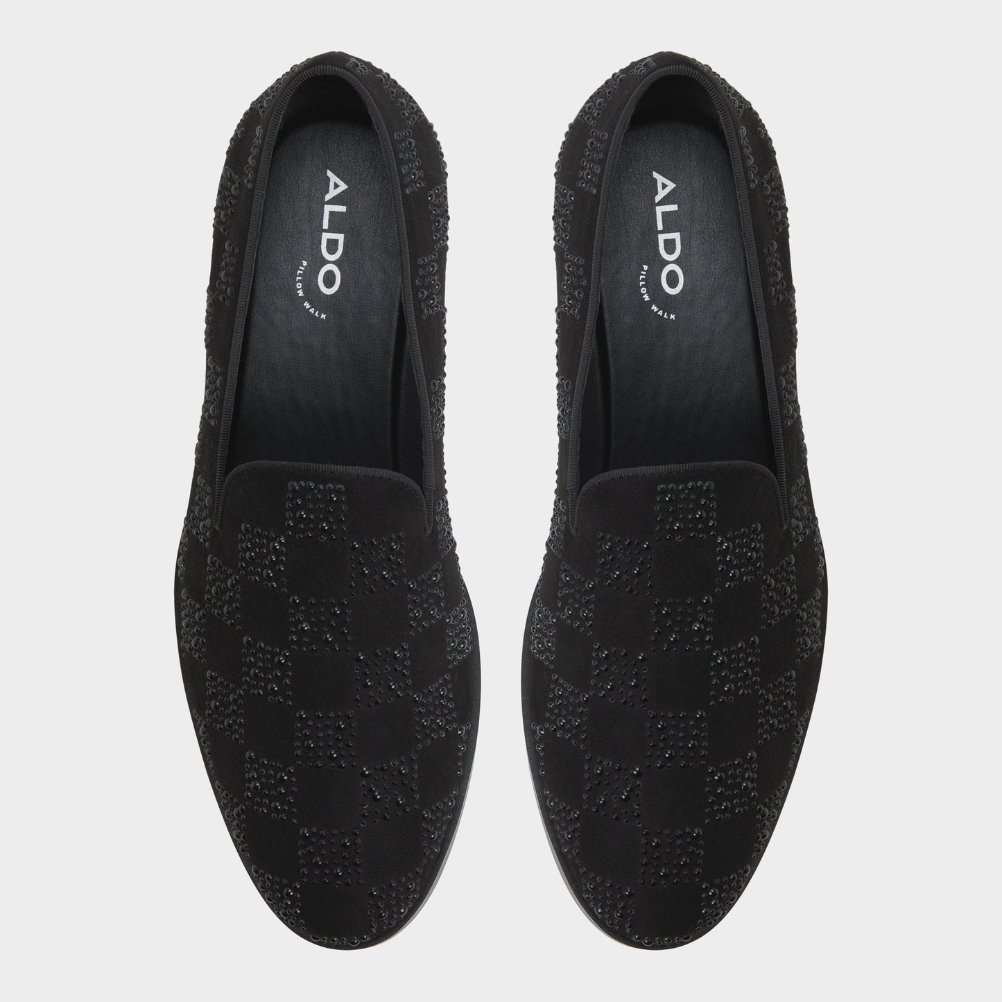 Aldo Casino Other Black Synthetic Textured Men's Dress Shoes - Loafer Men
